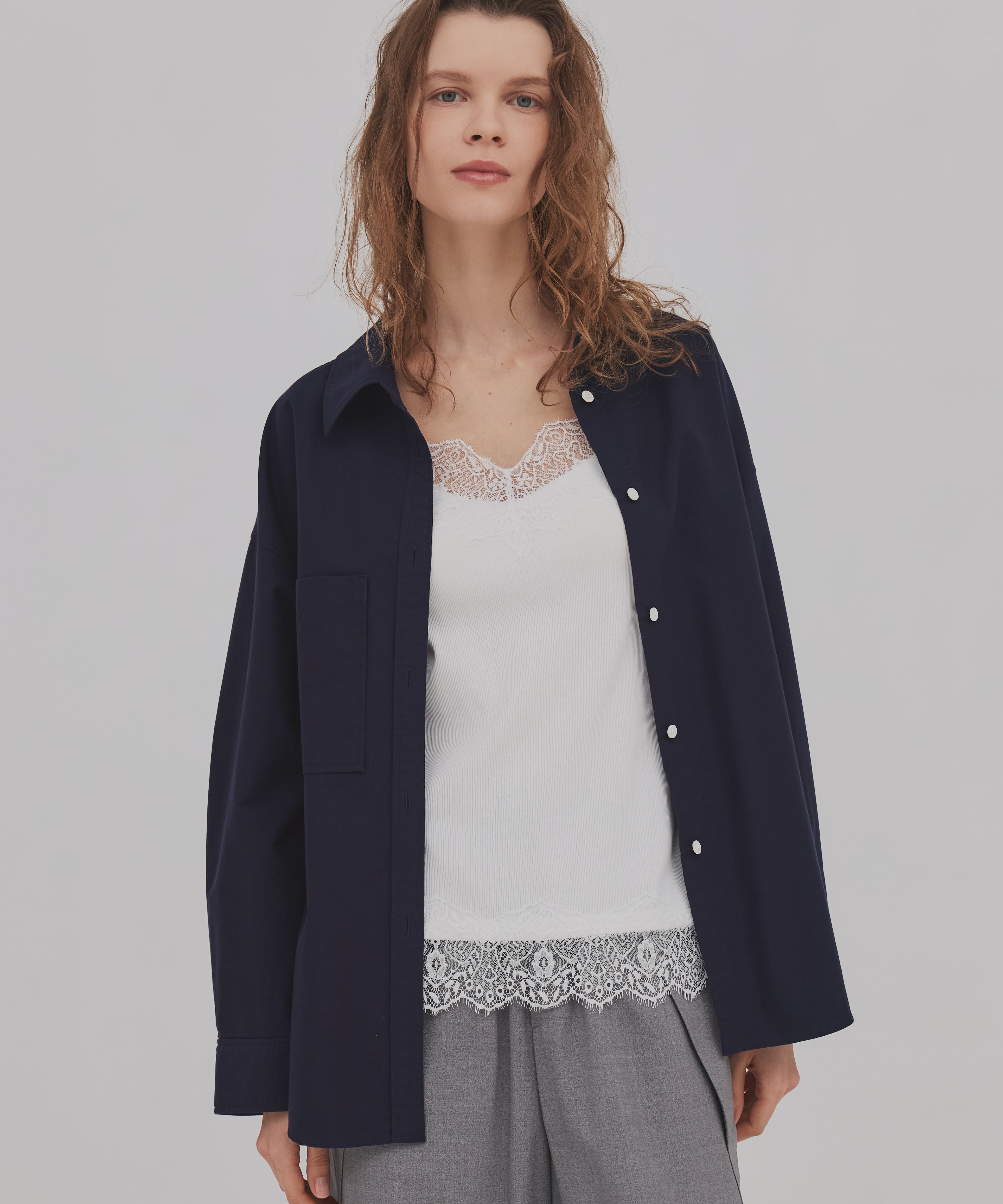 【再入荷】ウォッシュドオックスシャツ