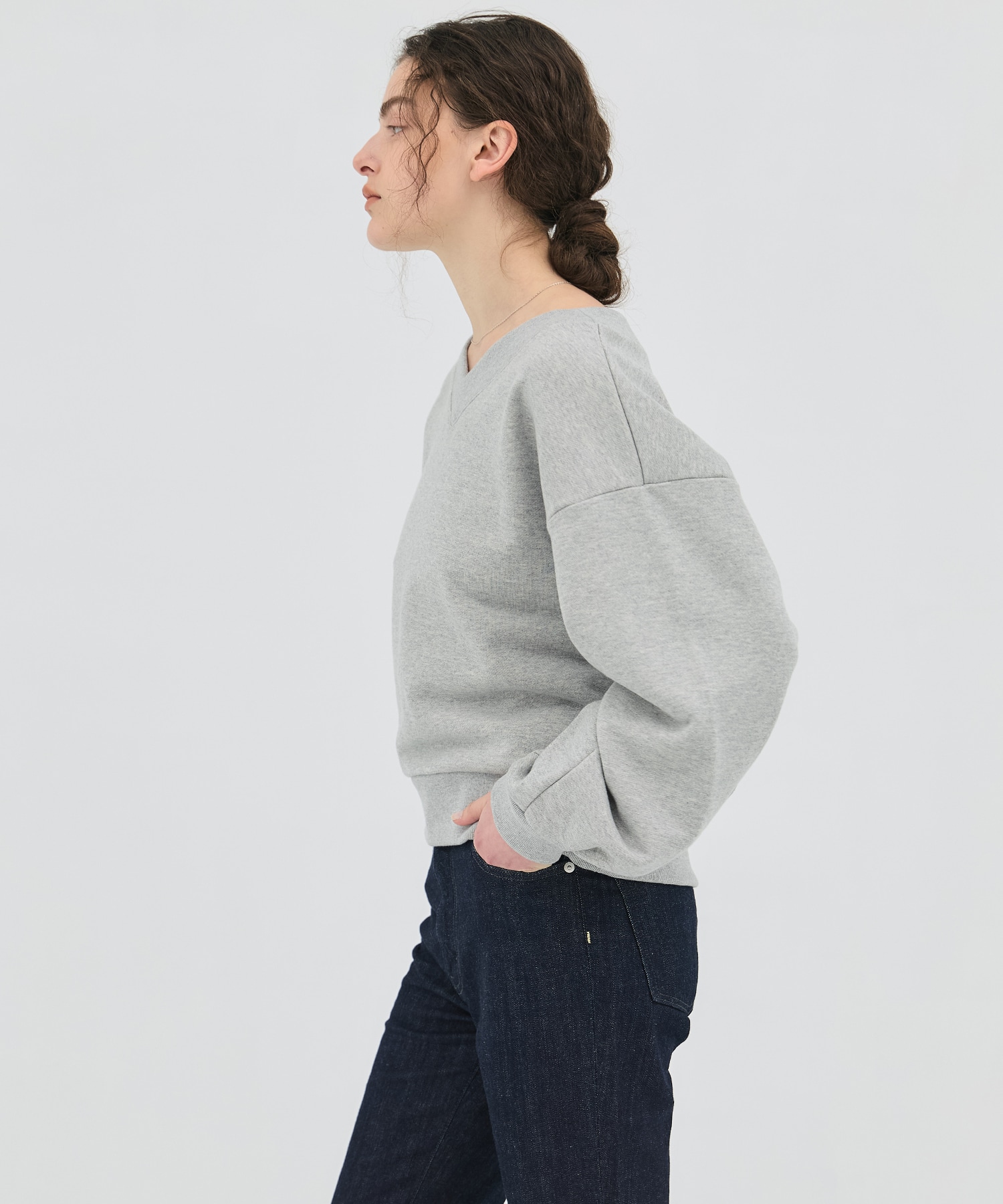 タックスリーブスウェットTOP