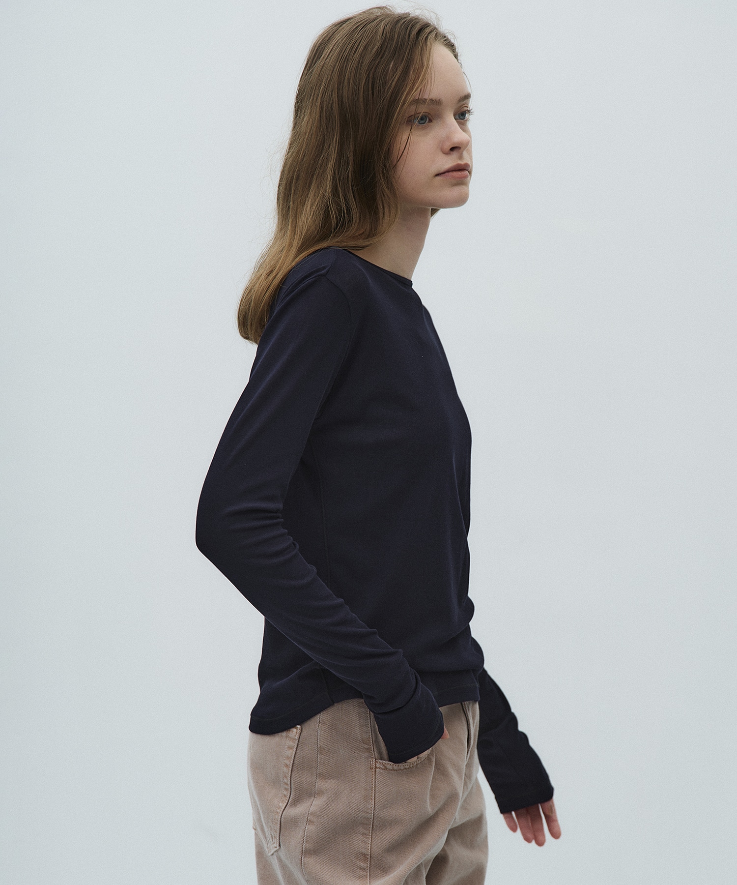 ミニマルコットンシアーTOP