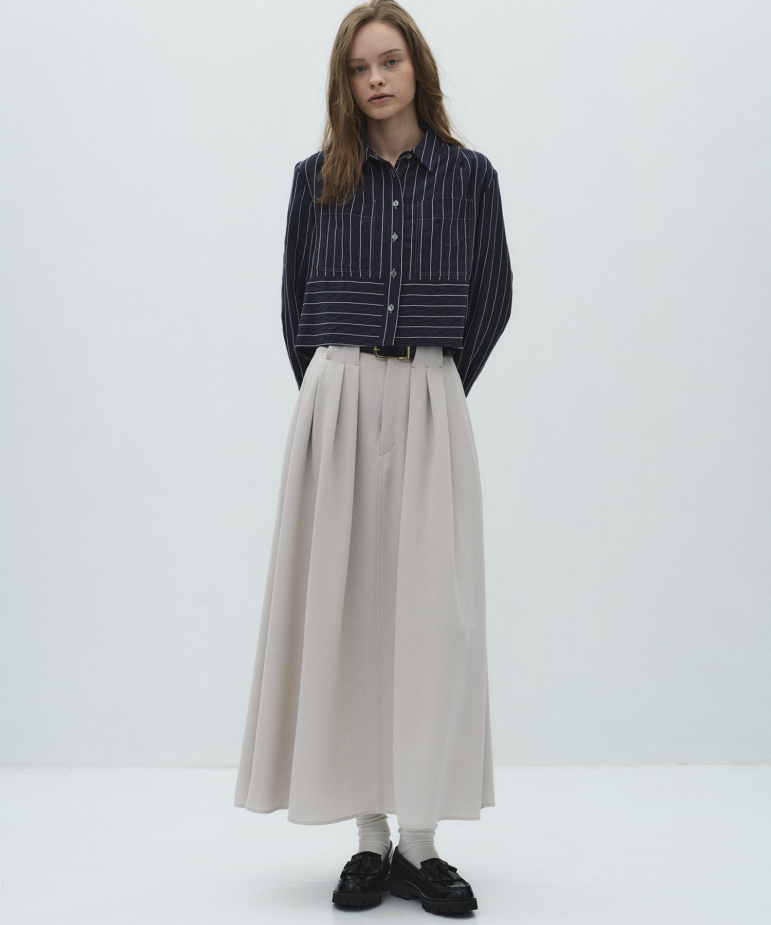 タックフレアスカート