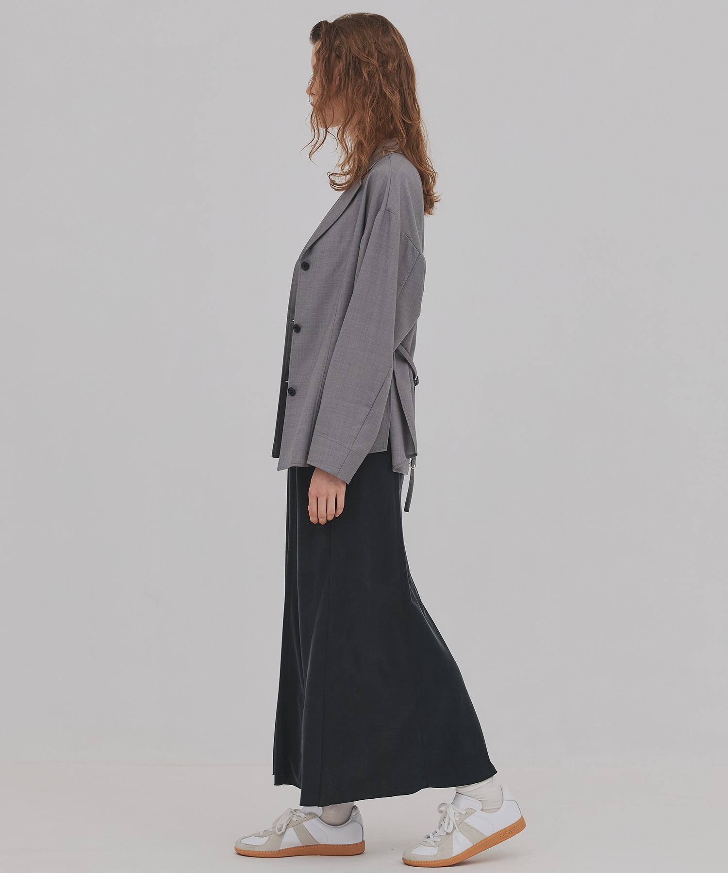 ウールジョーゼットジャケット