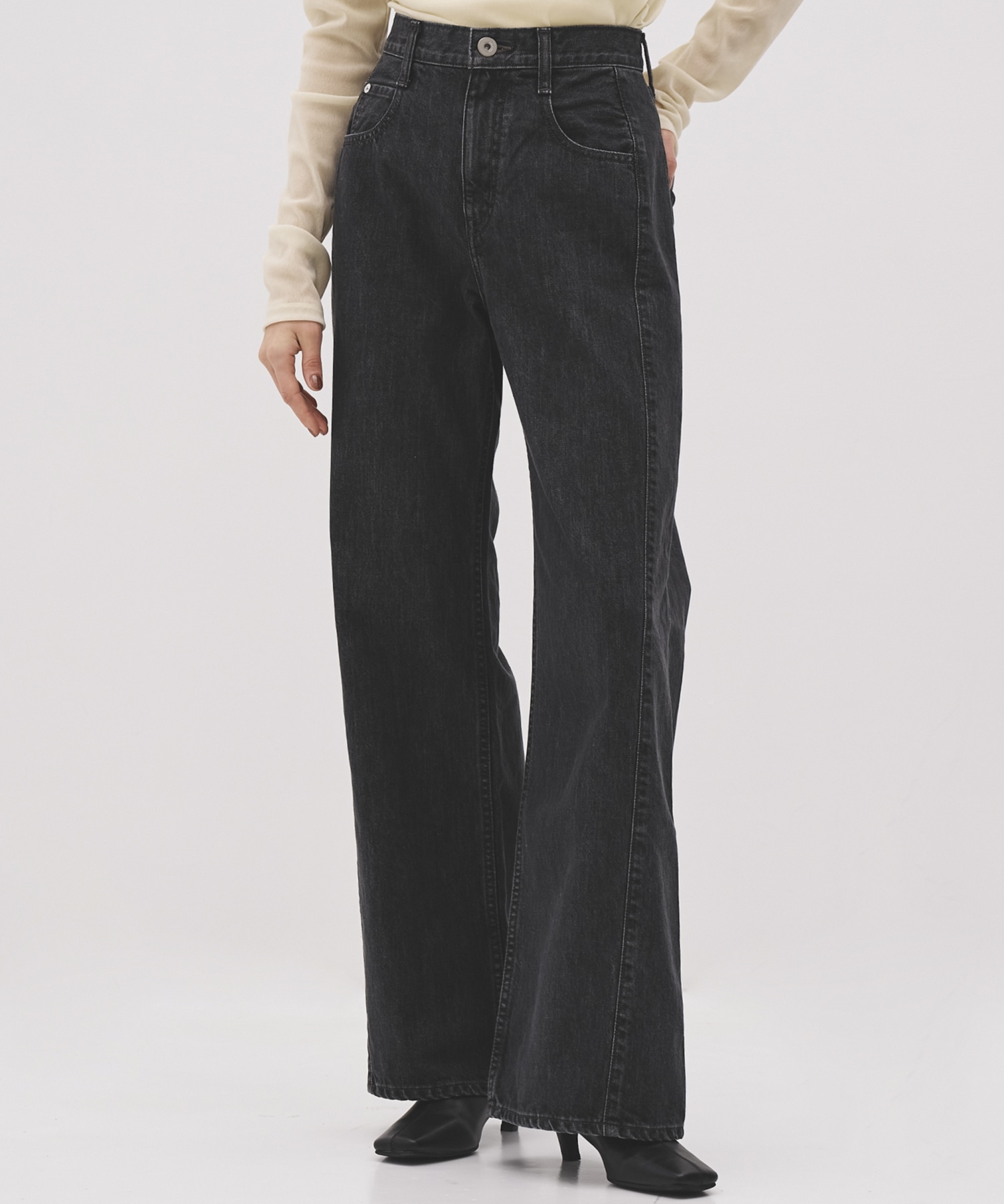 【RENEWAL】PUBLICDENIM BLACKRELAX