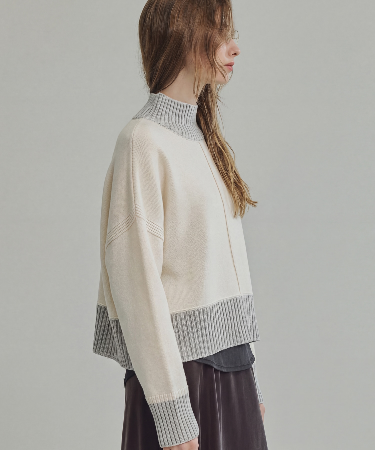 【WEB先行発売】エアウールショートニット