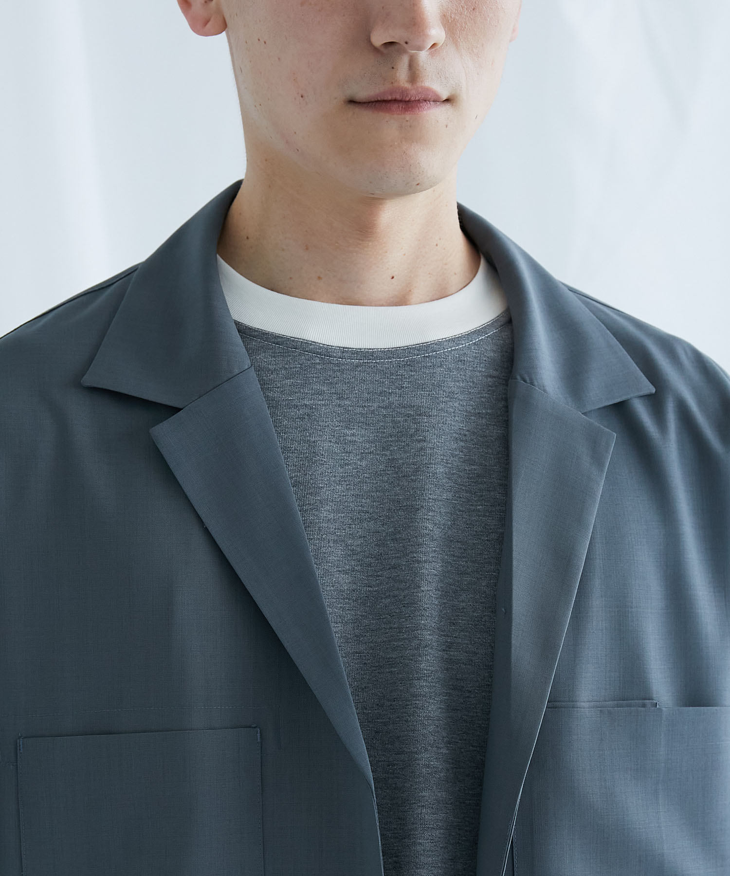 AQUA WOOLトロシャツジャケット