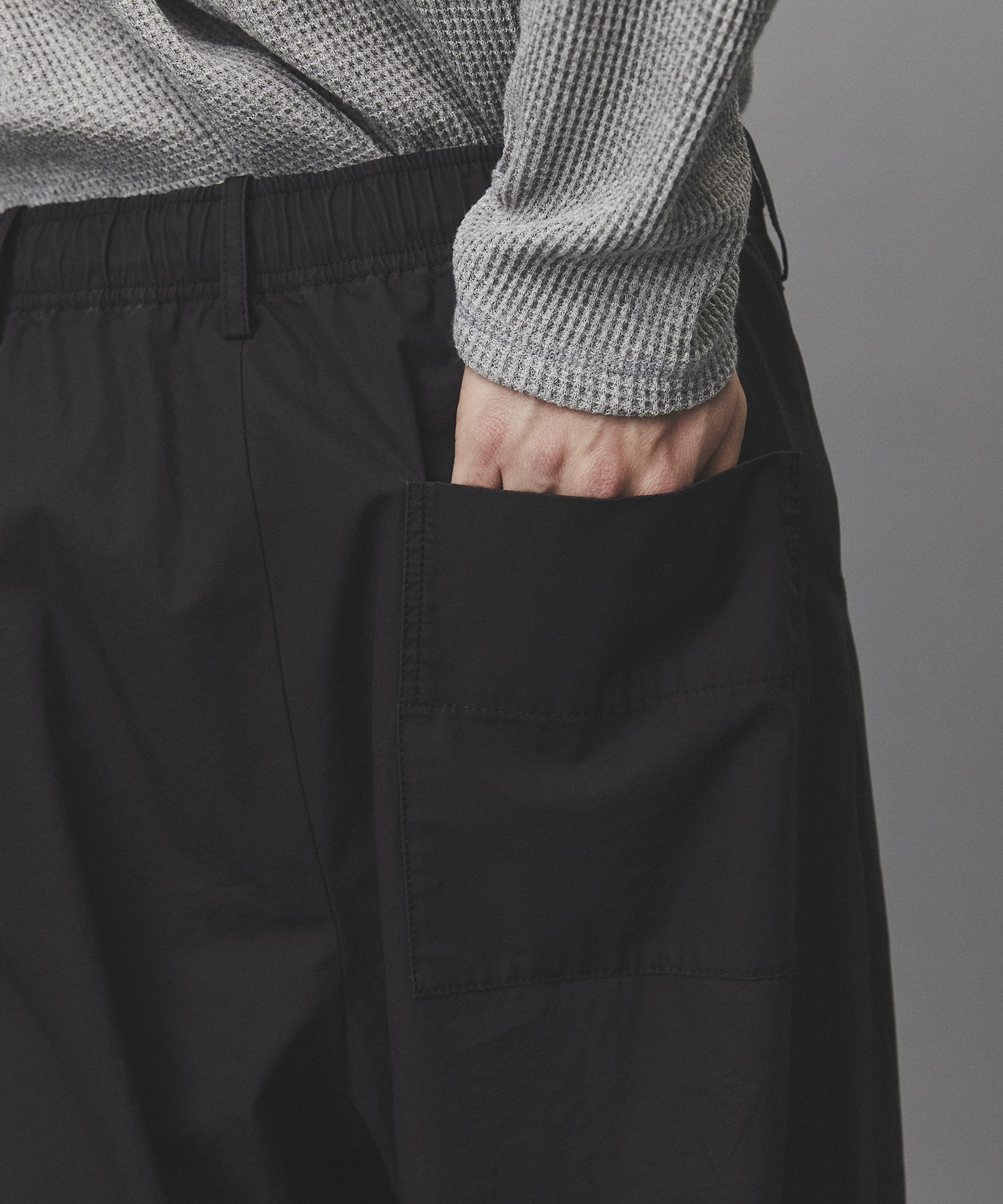 リッチコットンウォッシュドパンツ