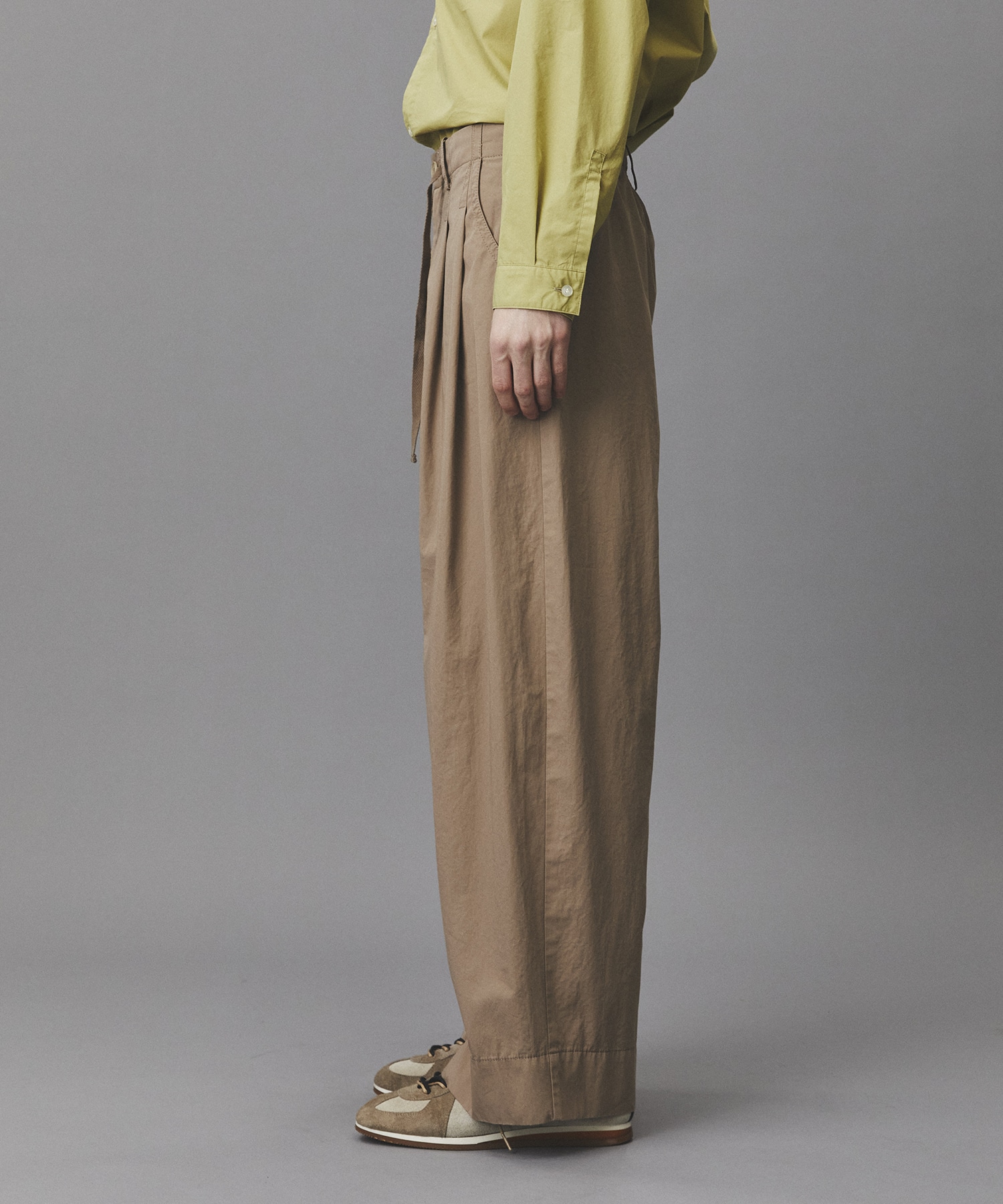 リッチコットンウォッシュドパンツ