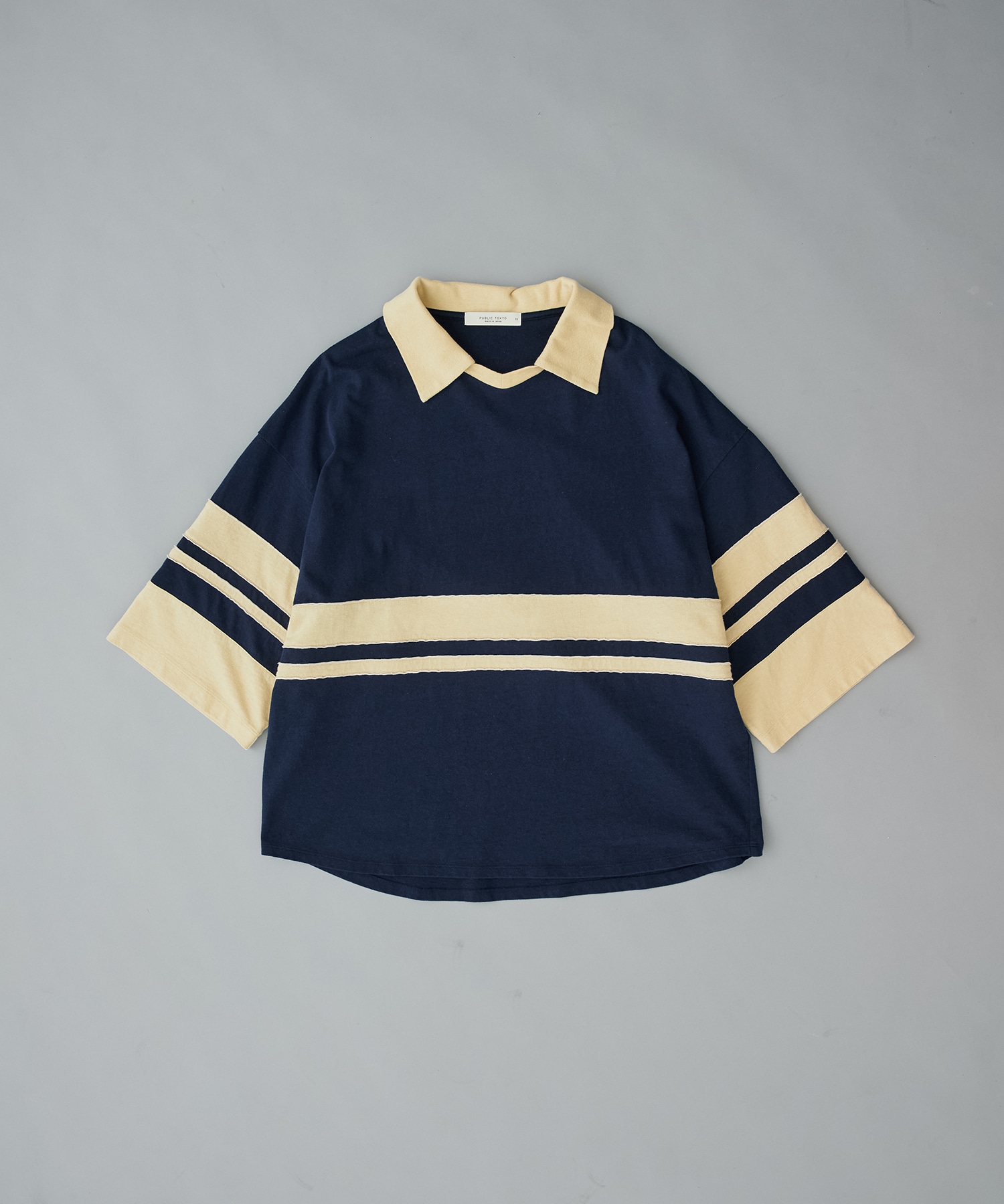 リラックスボーダーポロTEE