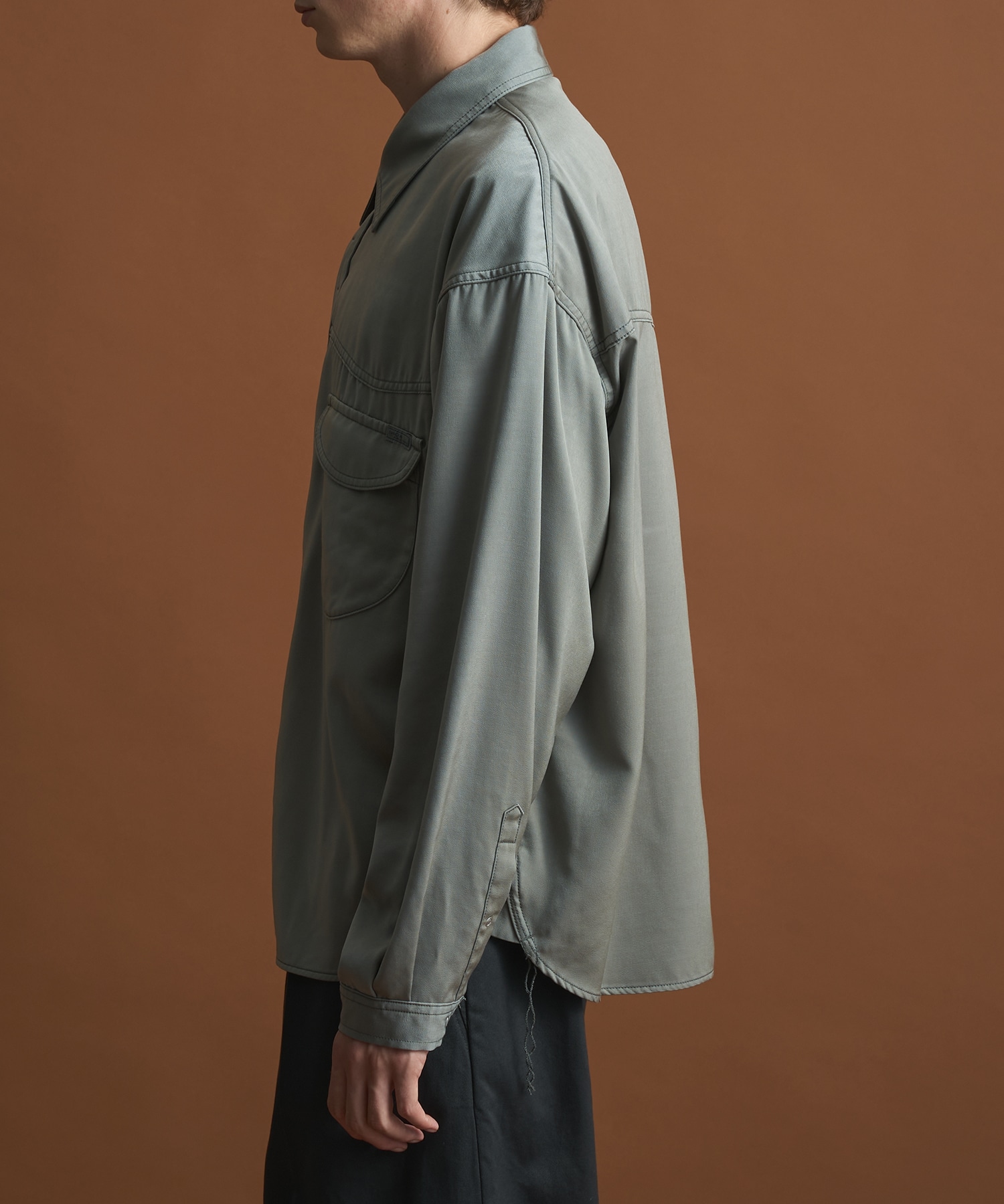SHIOTA BASIC ウエスタンキュプラシャツ