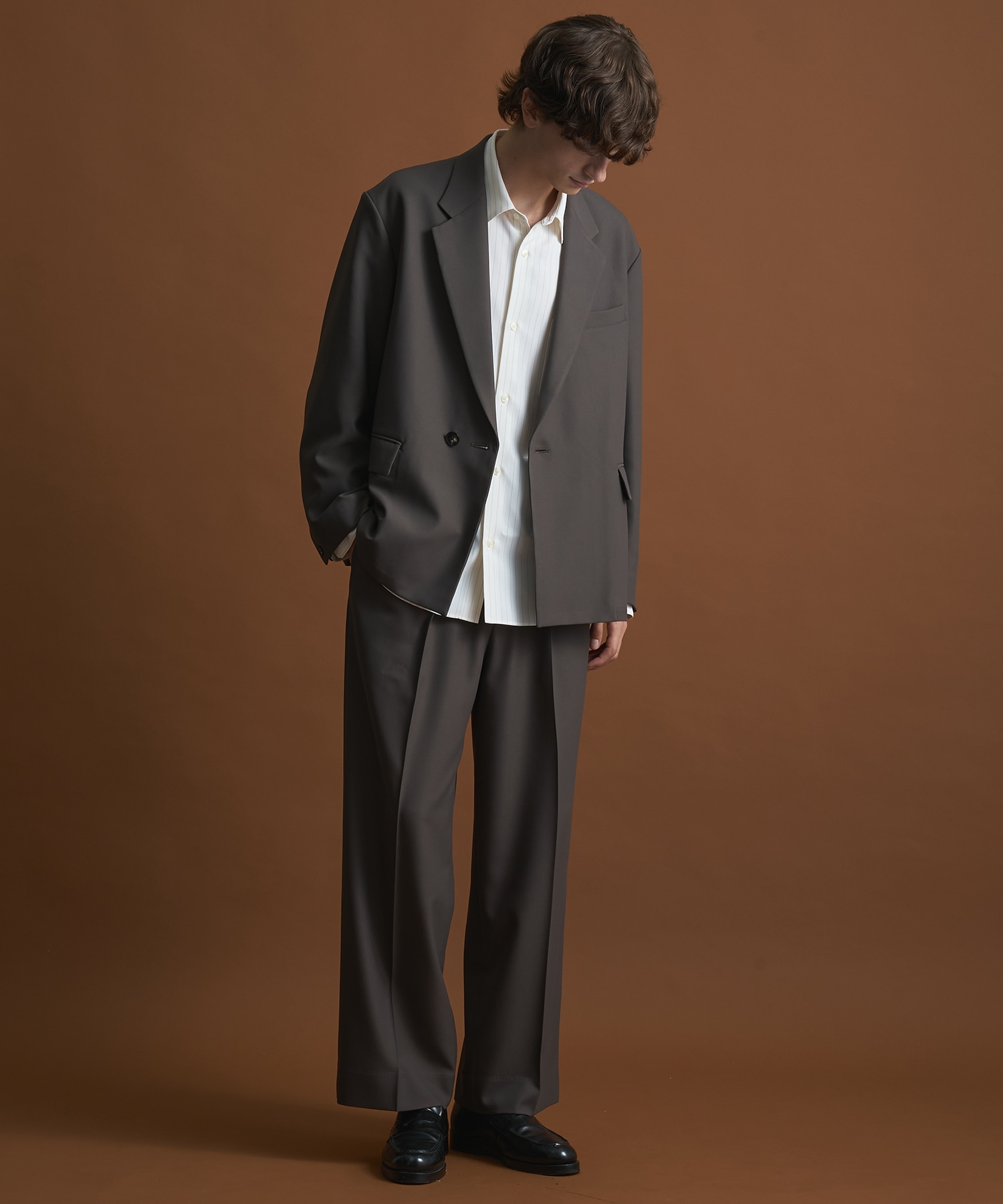 GRツイルエバークリースストレートスラックス