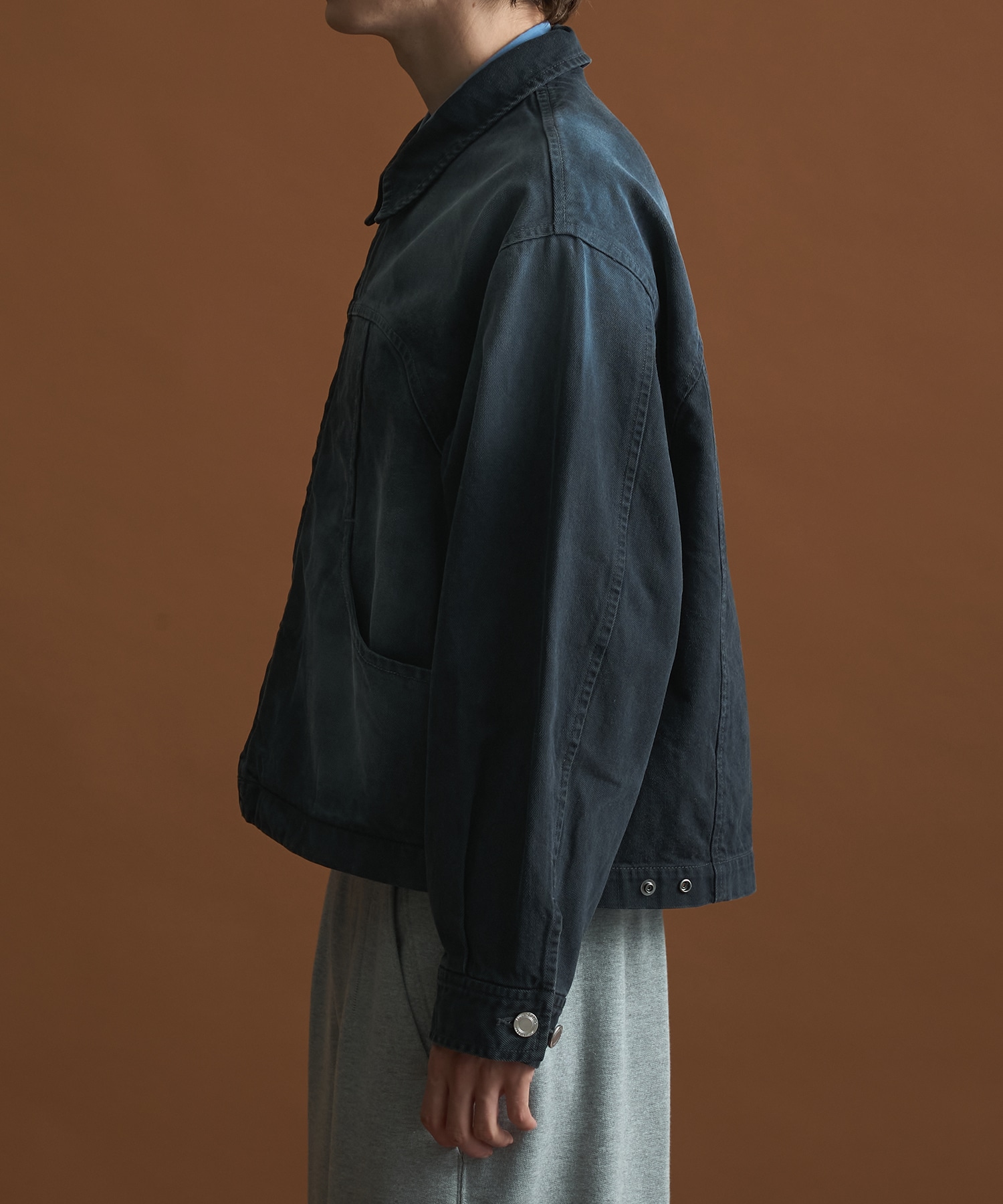 PUBLIC DENIM BLEACH BLOUSON