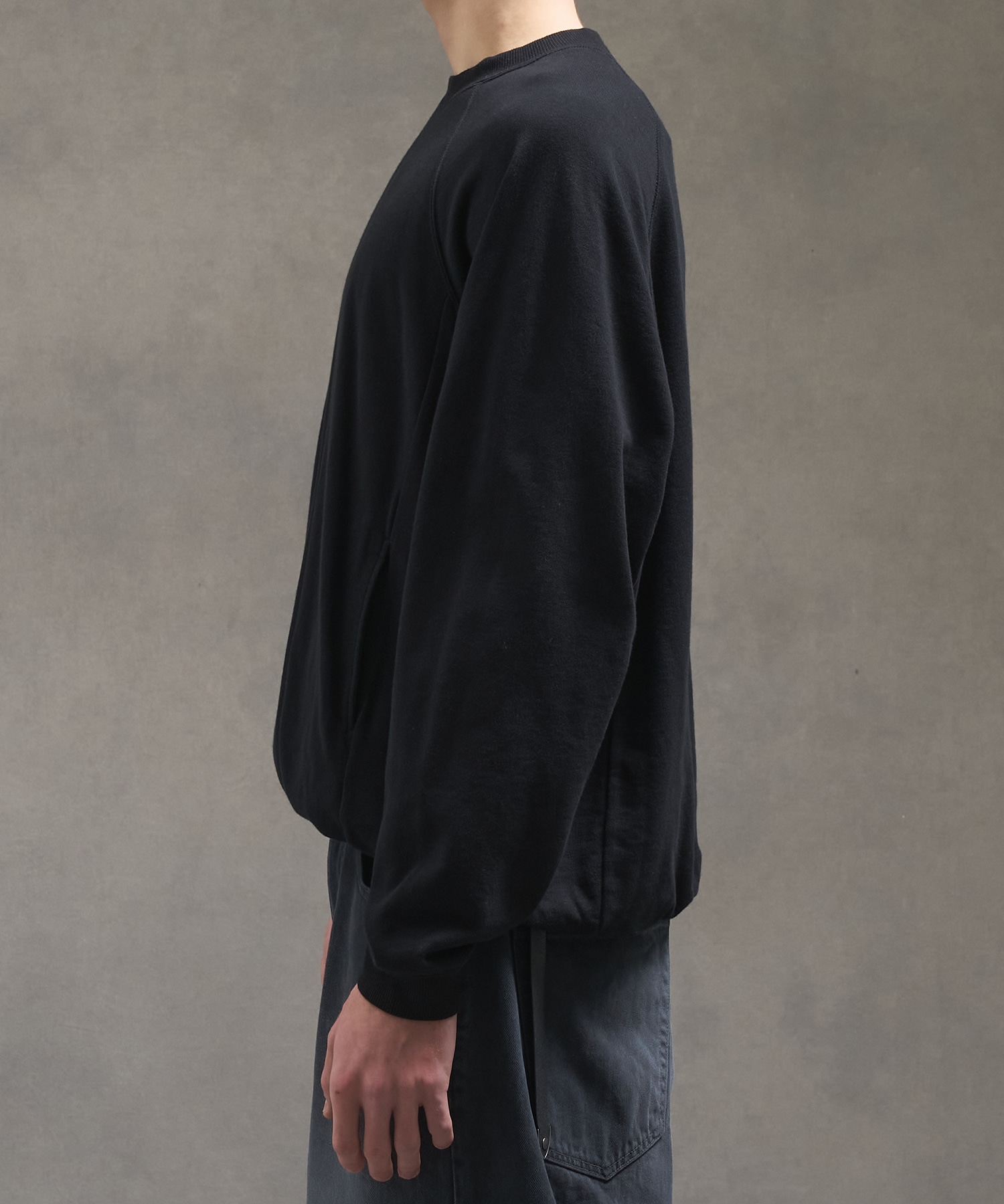 PUBLIC SWEATノンリブソフトスウェット