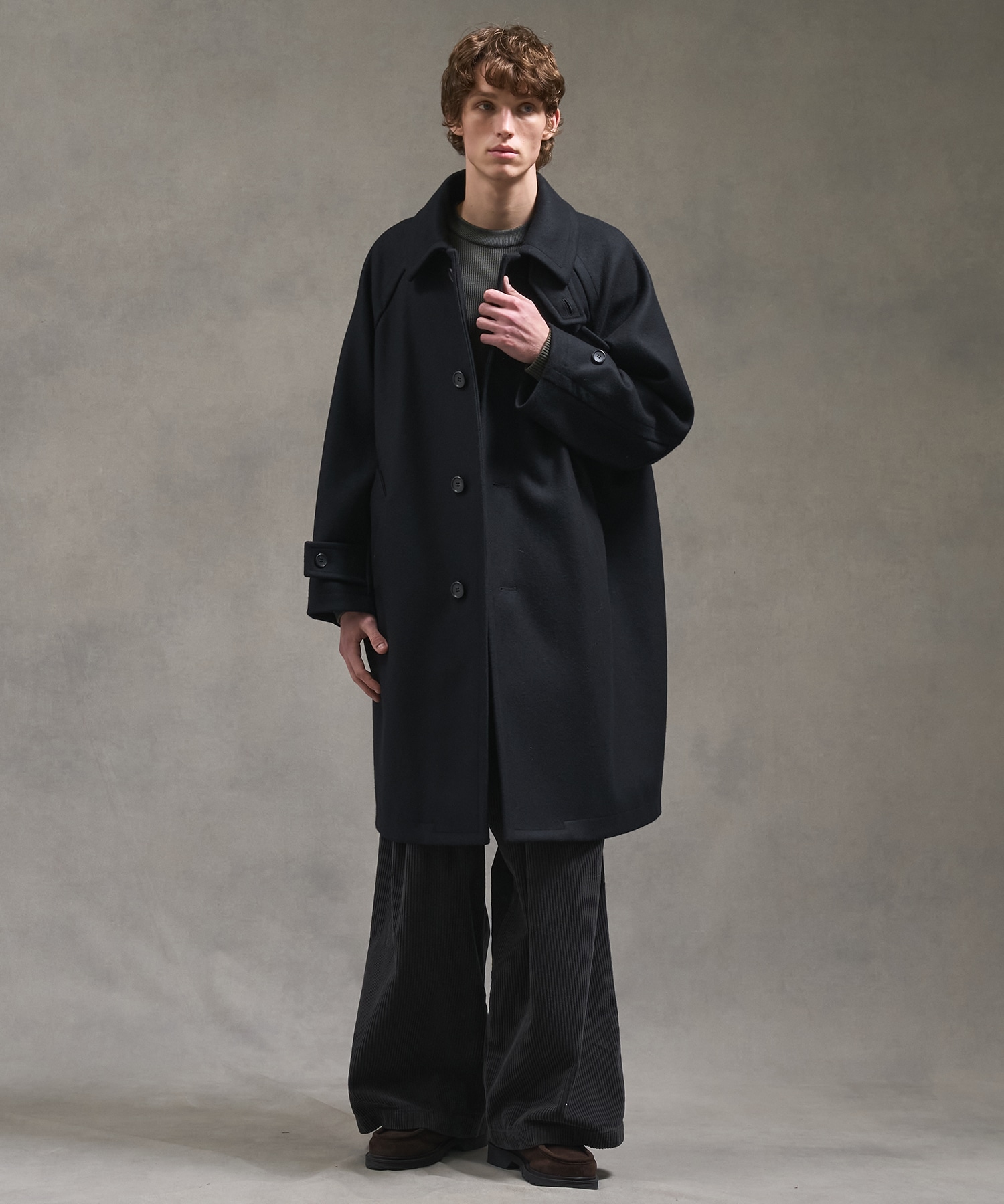 Super140s メルトンバルカラーコート