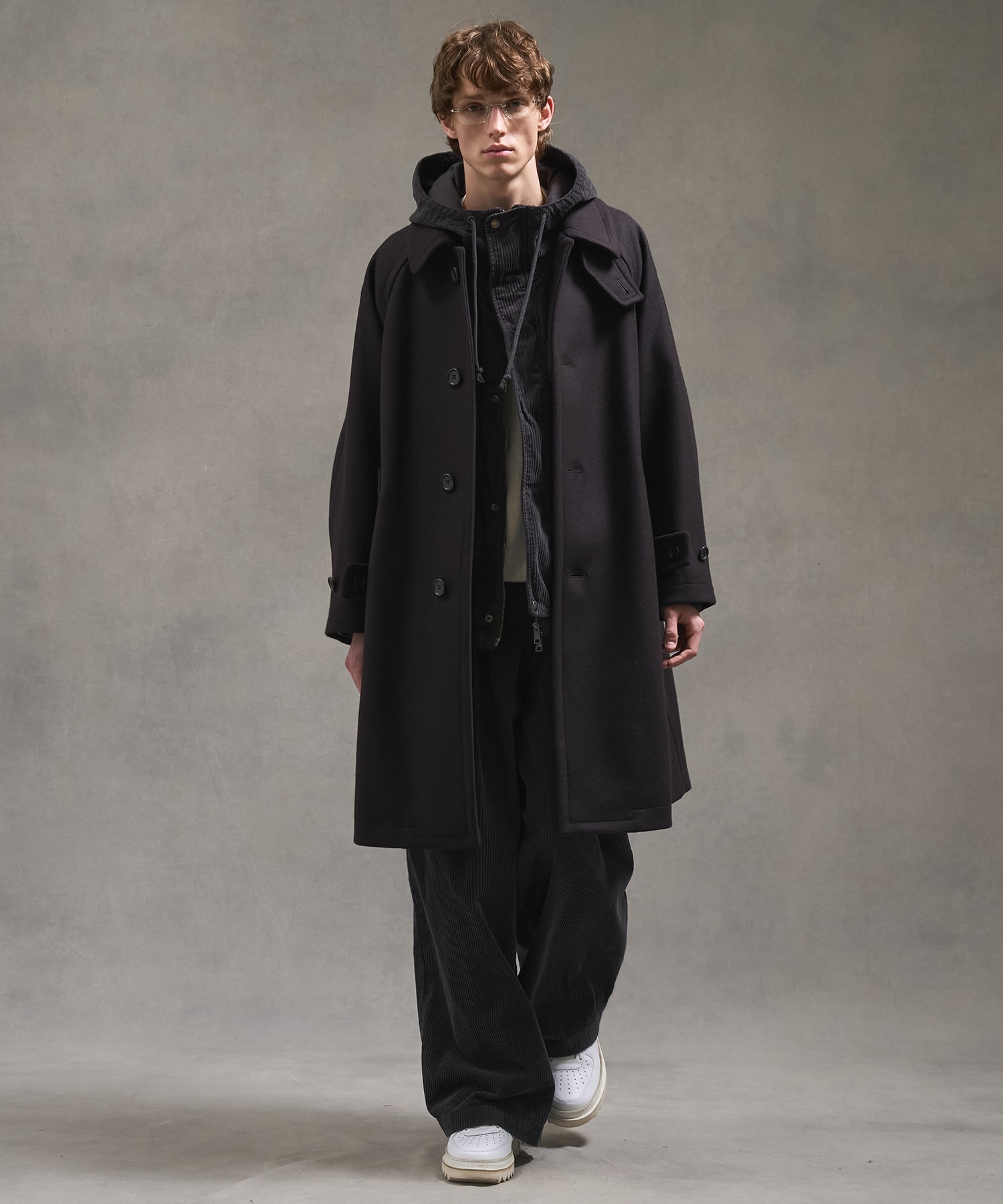 Super140s メルトンバルカラーコート