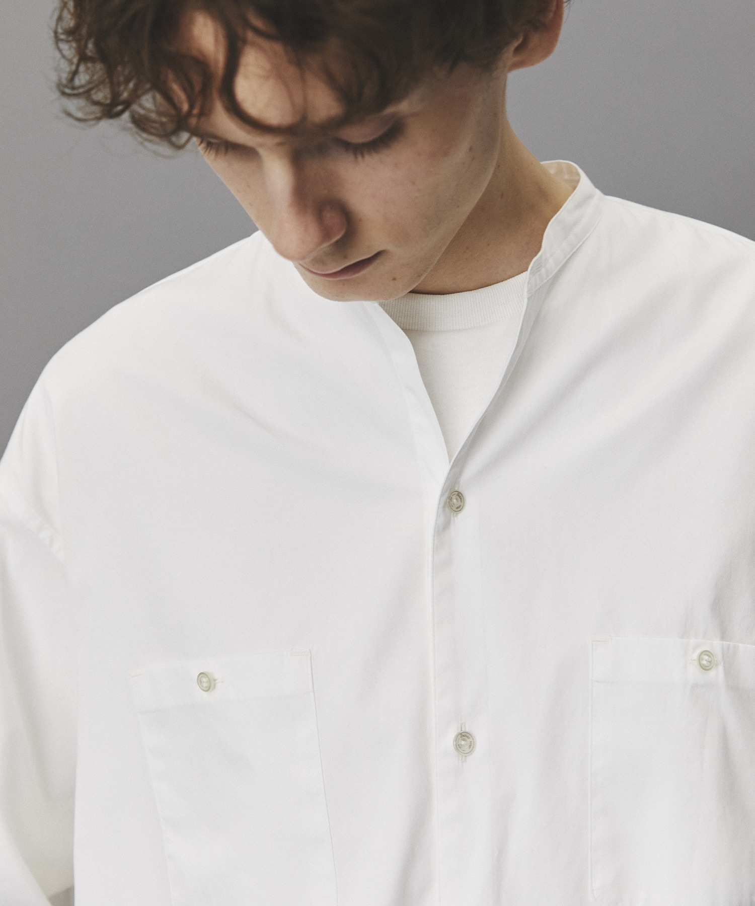 Suvin Giza Band Skipper Shirts