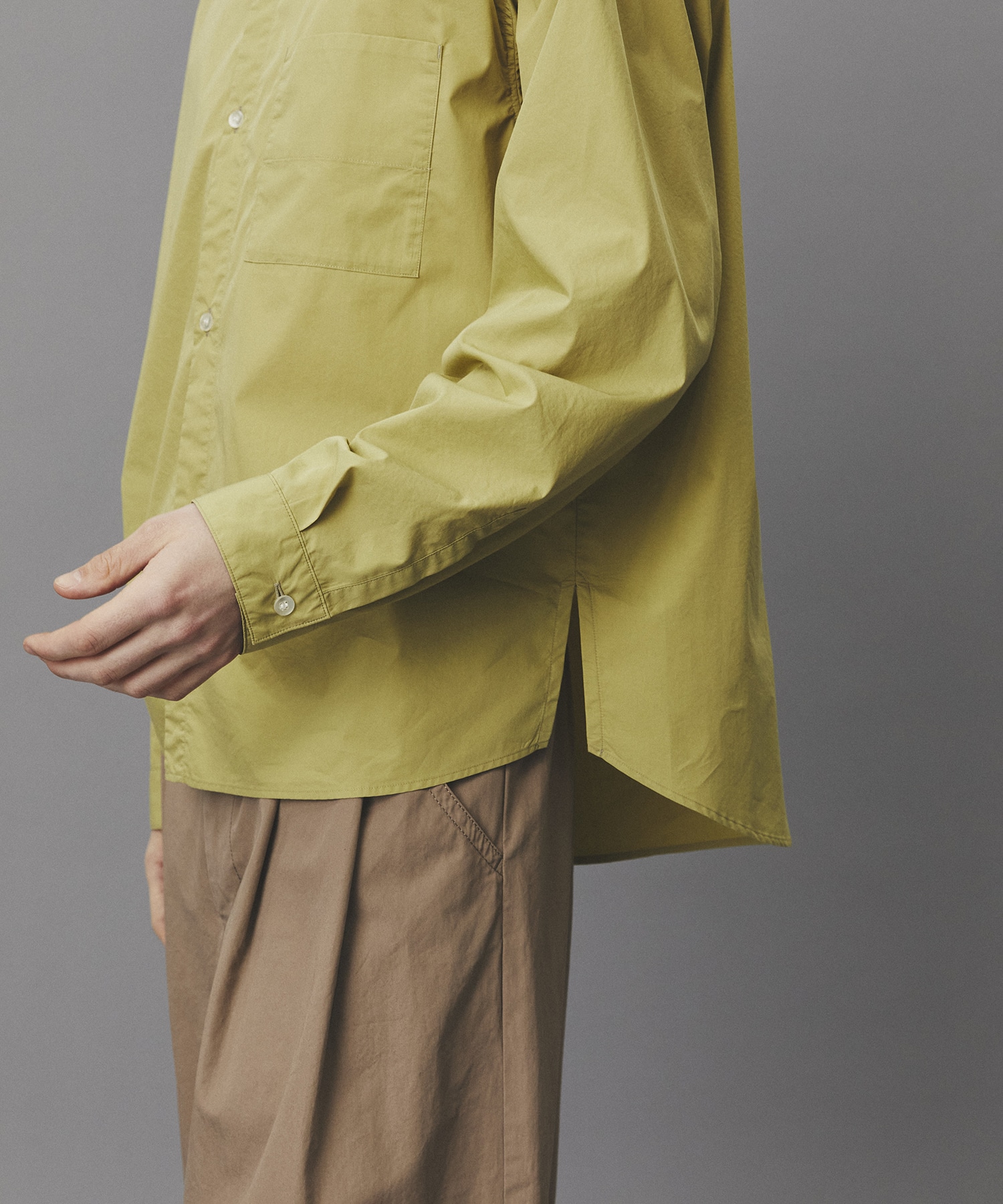 クリアコットンスムースシャツ