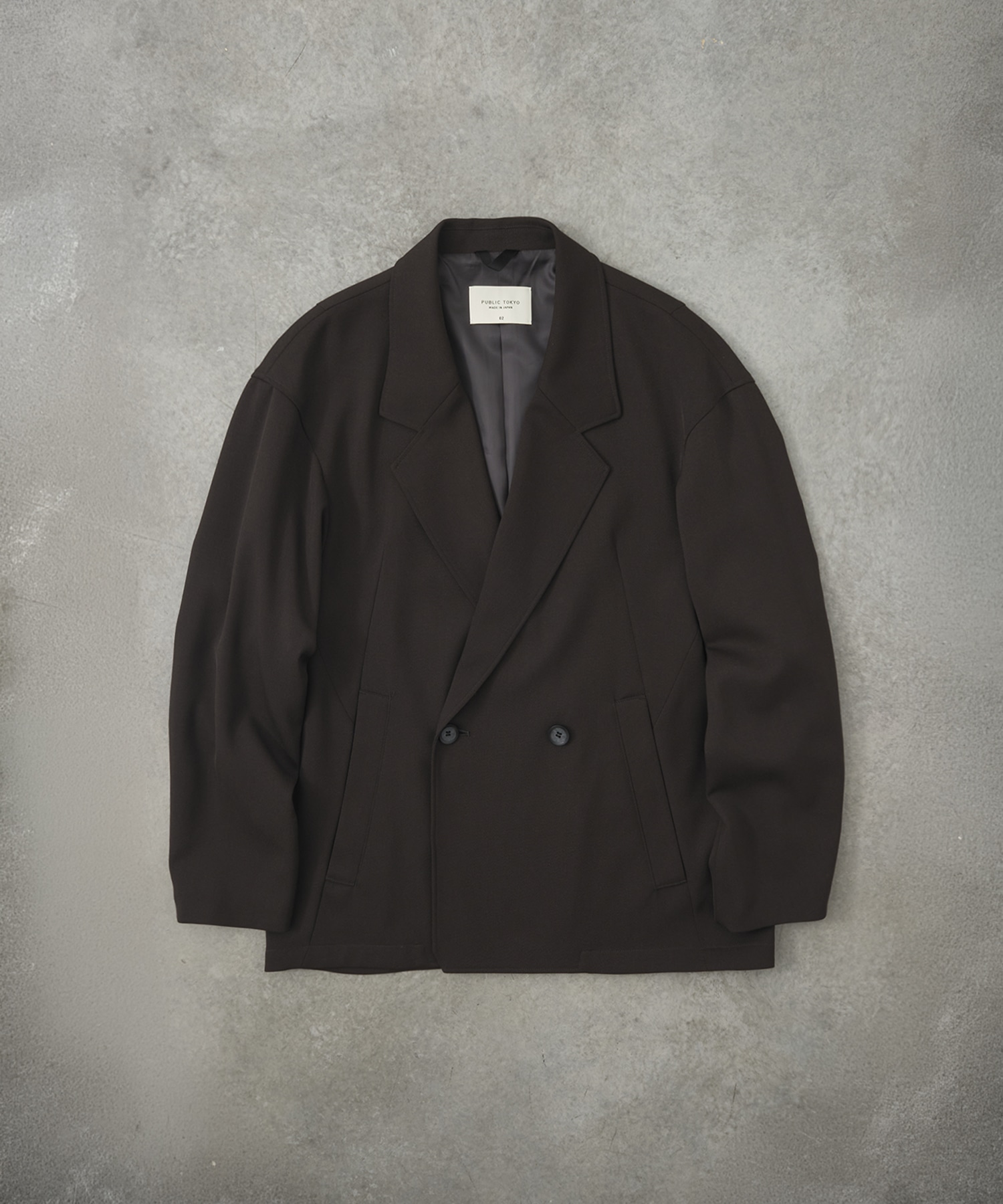 【WEB限定】AQUA WOOLカルゼダブルセットアップ