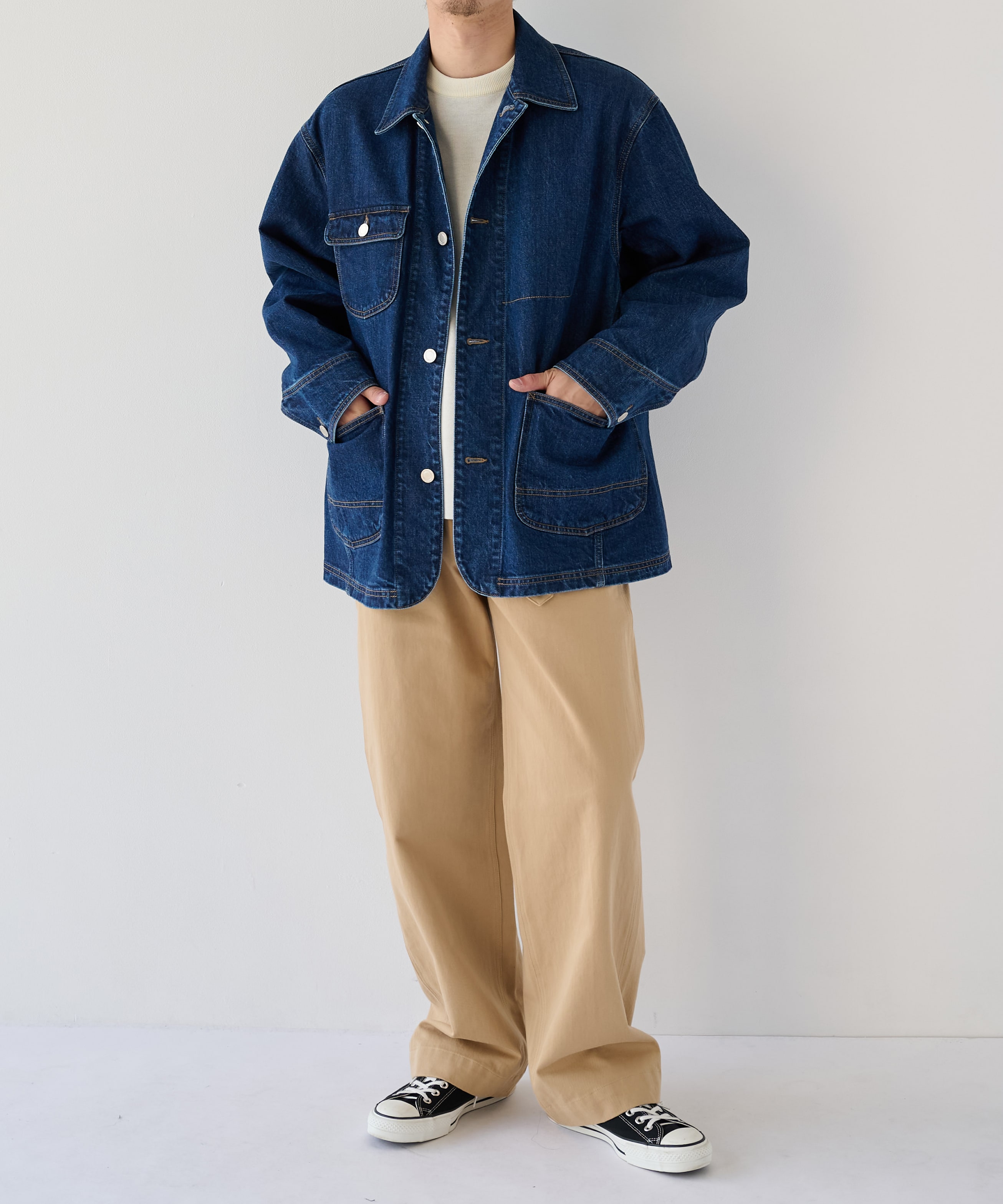 【WEB | 一部店舗限定】リバーシブルクルーネックニット