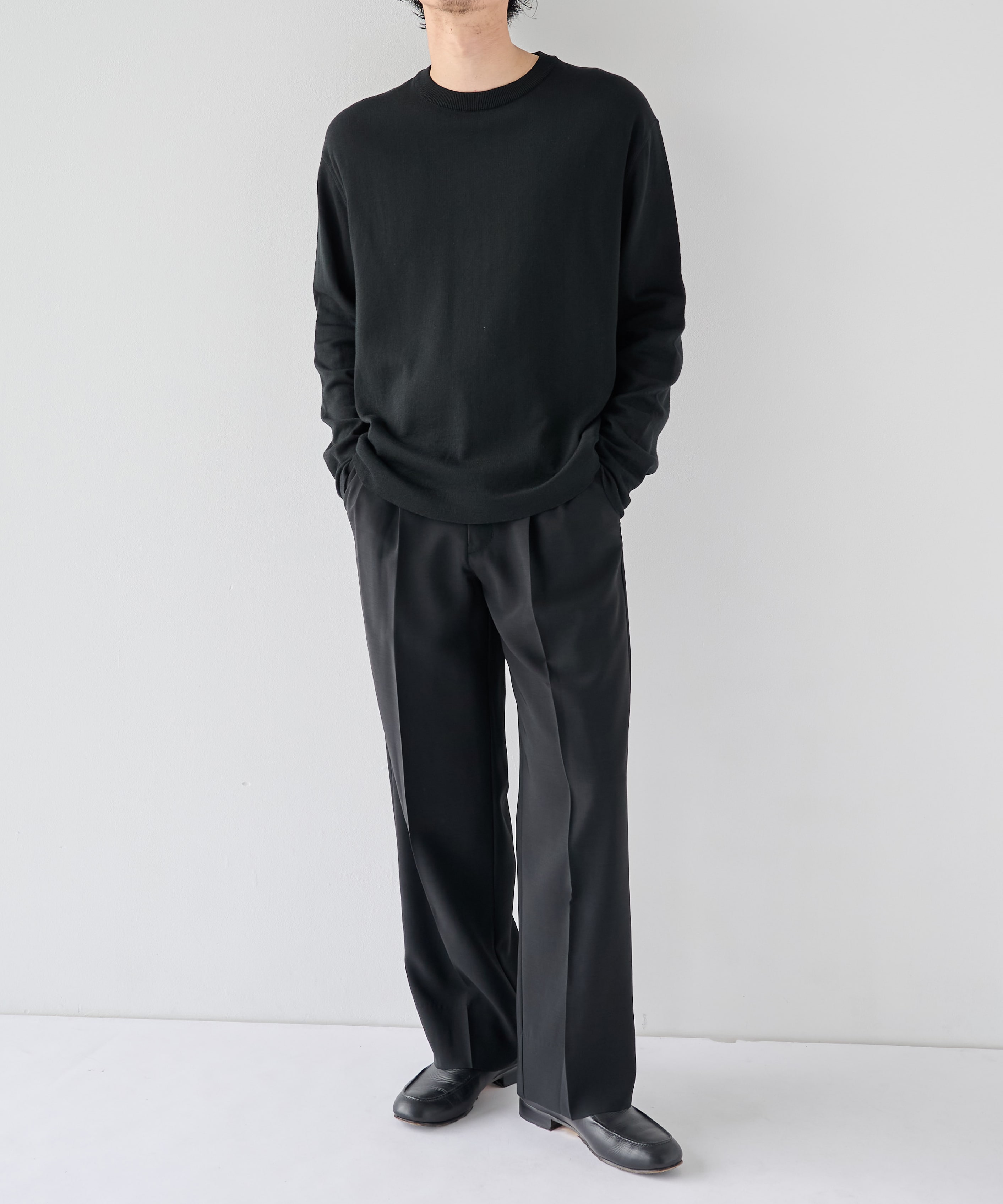 【WEB | 一部店舗限定】リバーシブルクルーネックニット