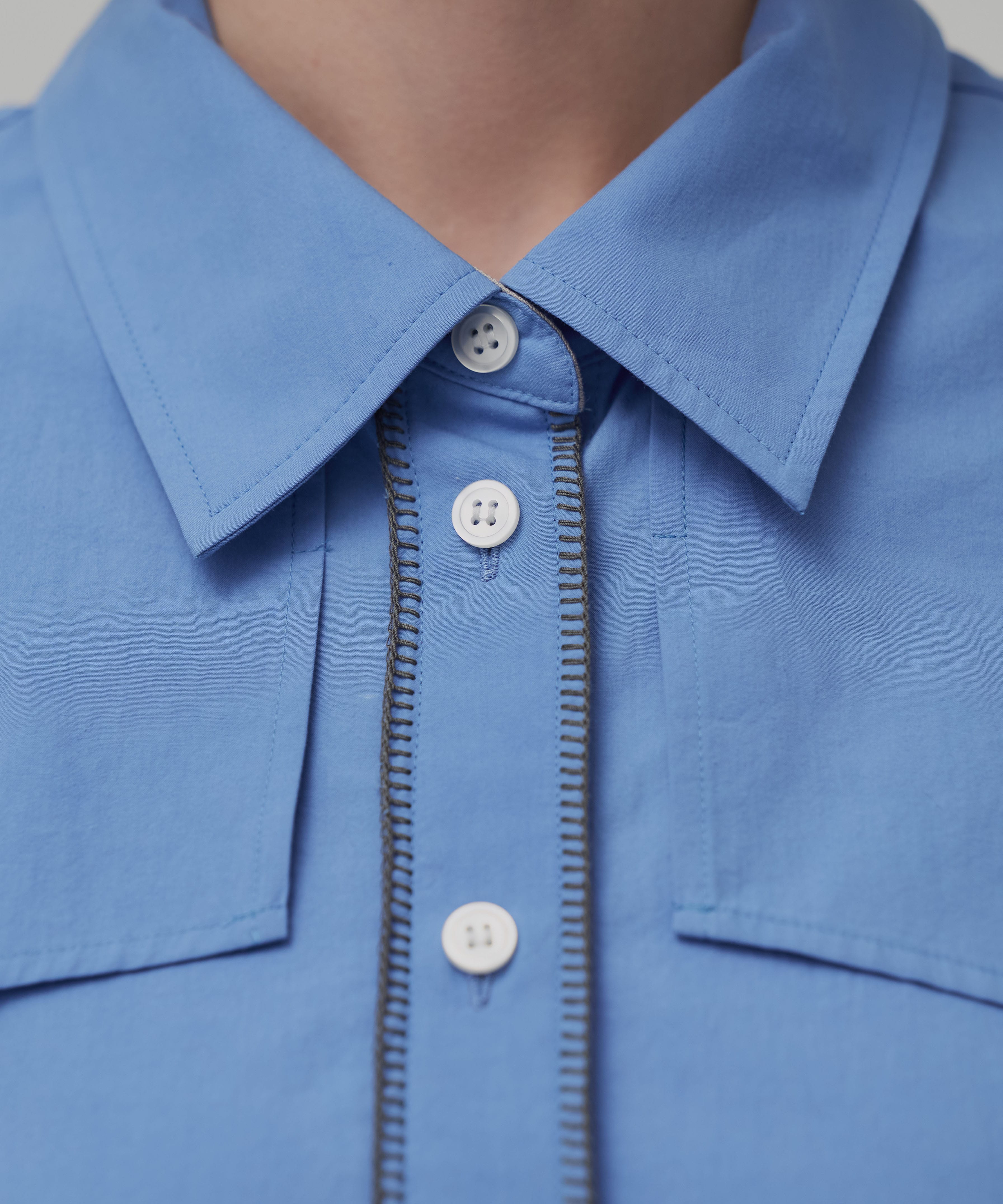 クラフトステッチオーバーシャツ