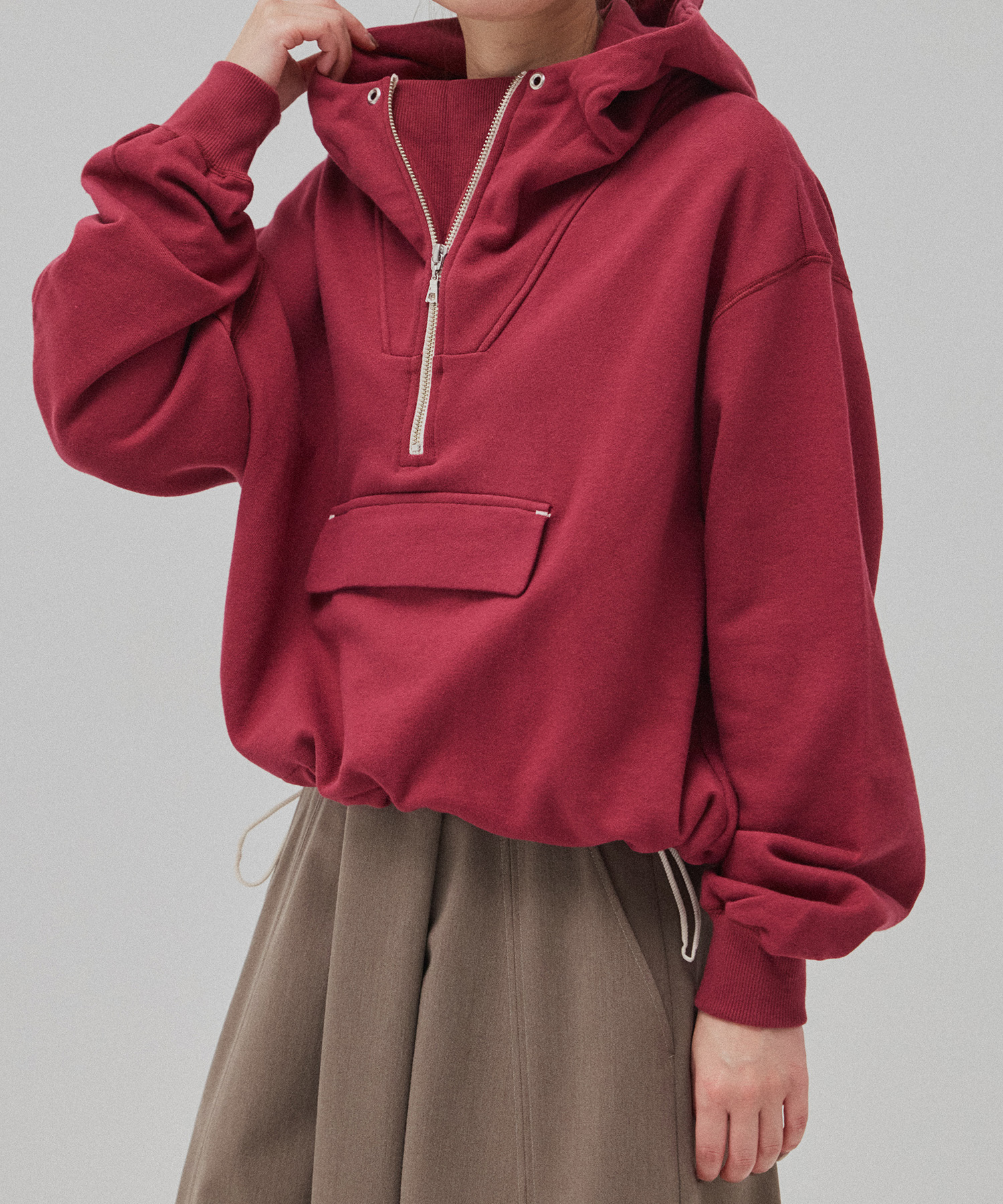 アノラックスウェットパーカー