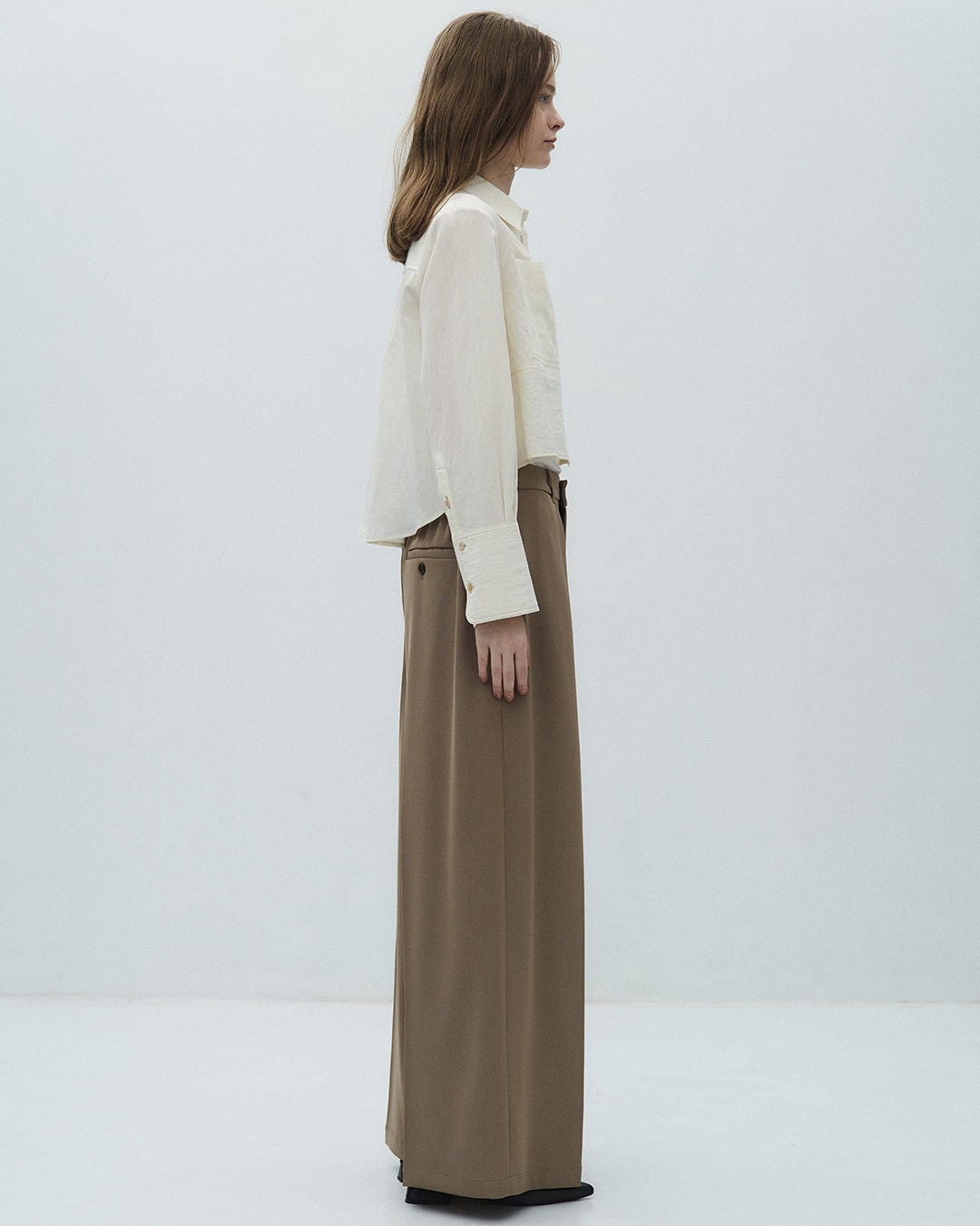 ダブルポケットレーヨンショートシャツ