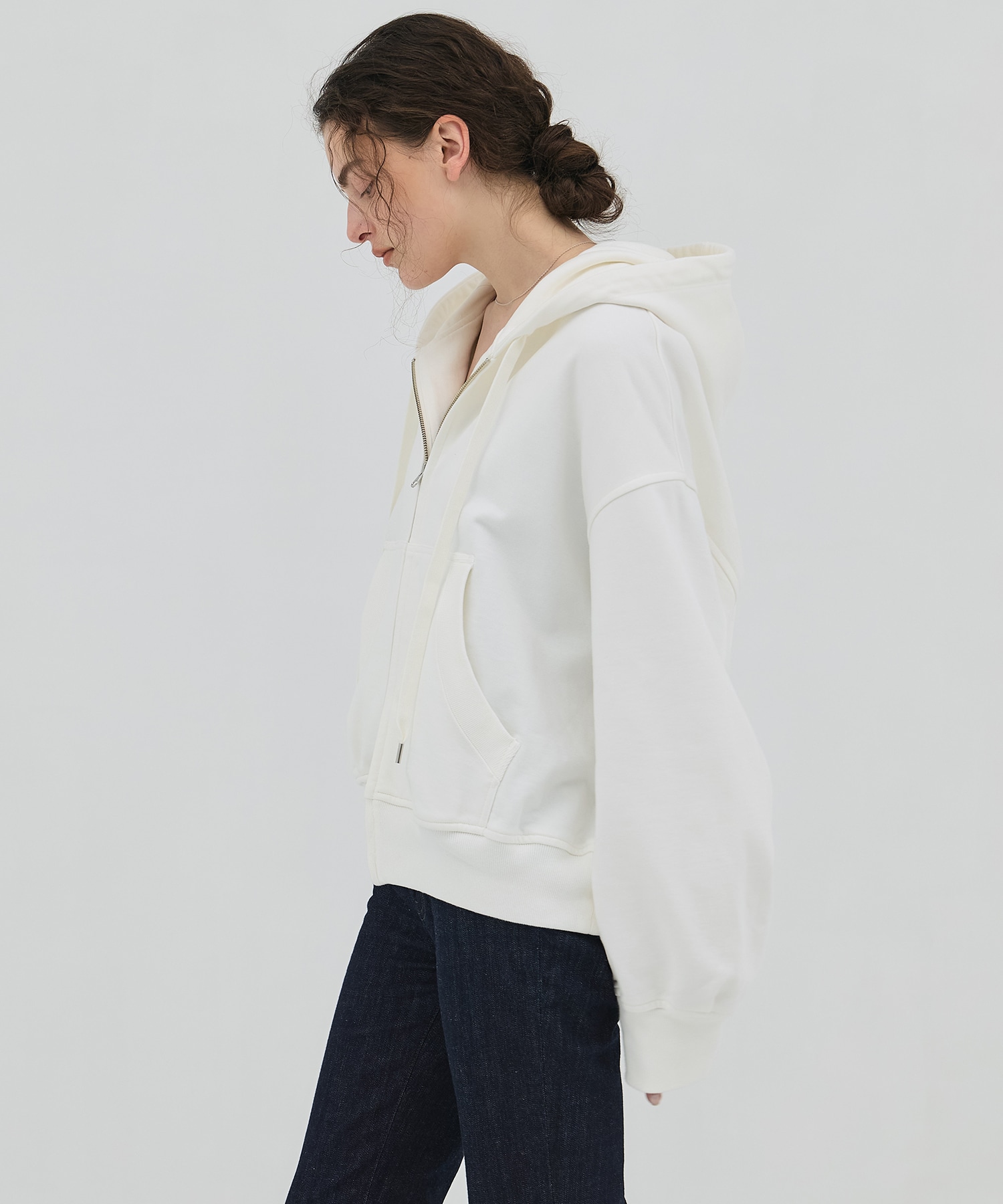 極 オーバーサイズバルーンフーディ