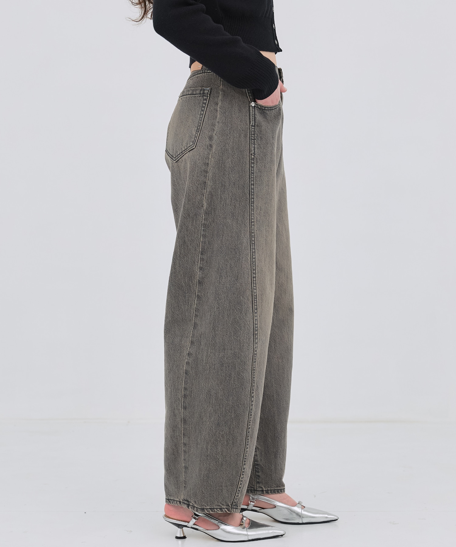 PUBLIC DENIM GRY CURVE