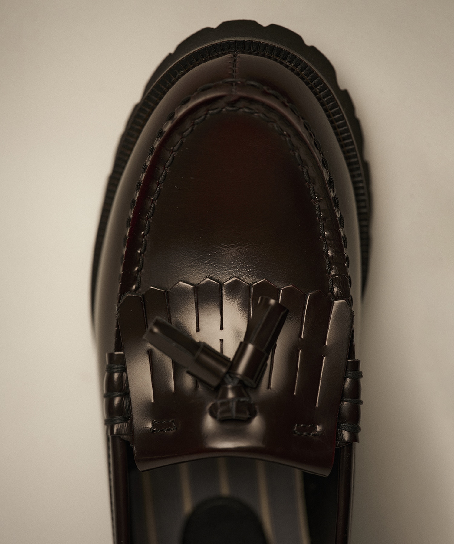 ×HARUTAタッセルローファー