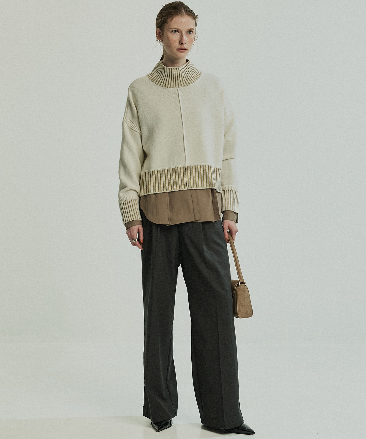 エアウールショートニット