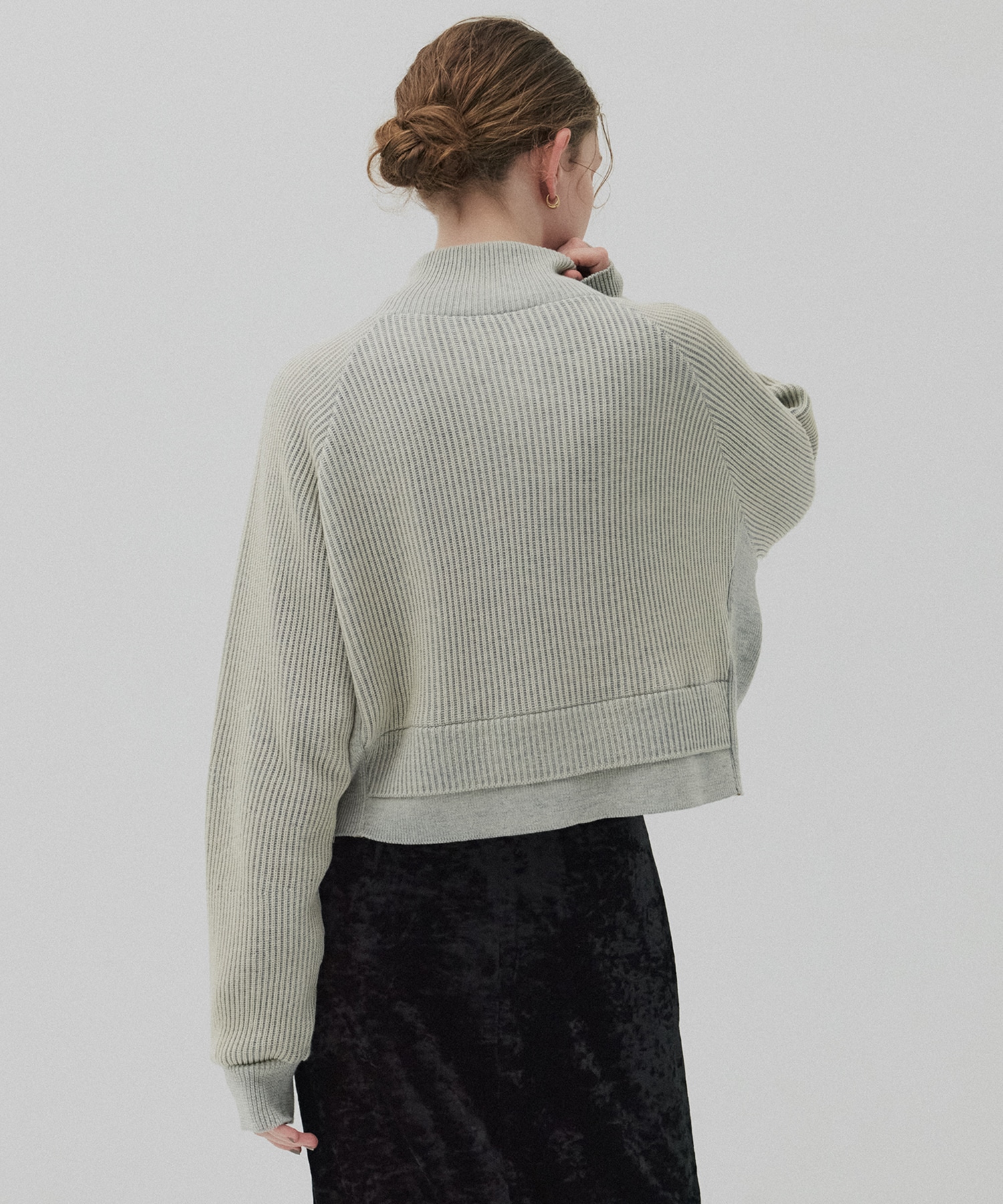 ダブルリブリバードライバーズニット