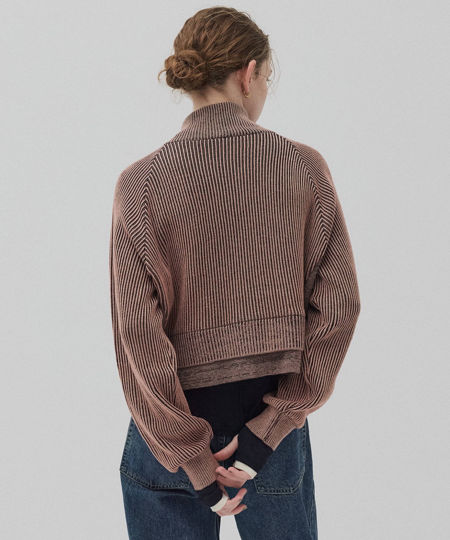 ダブルリブリバードライバーズニット