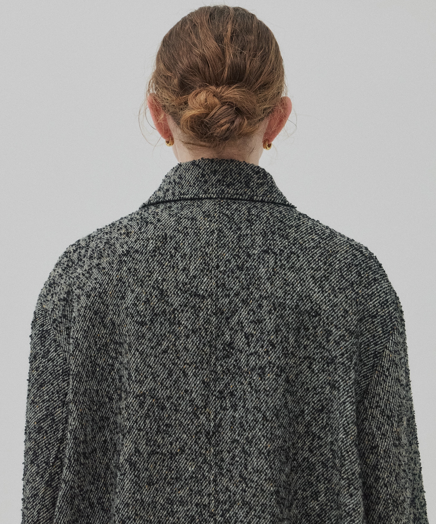 ウールジップタックショートコート