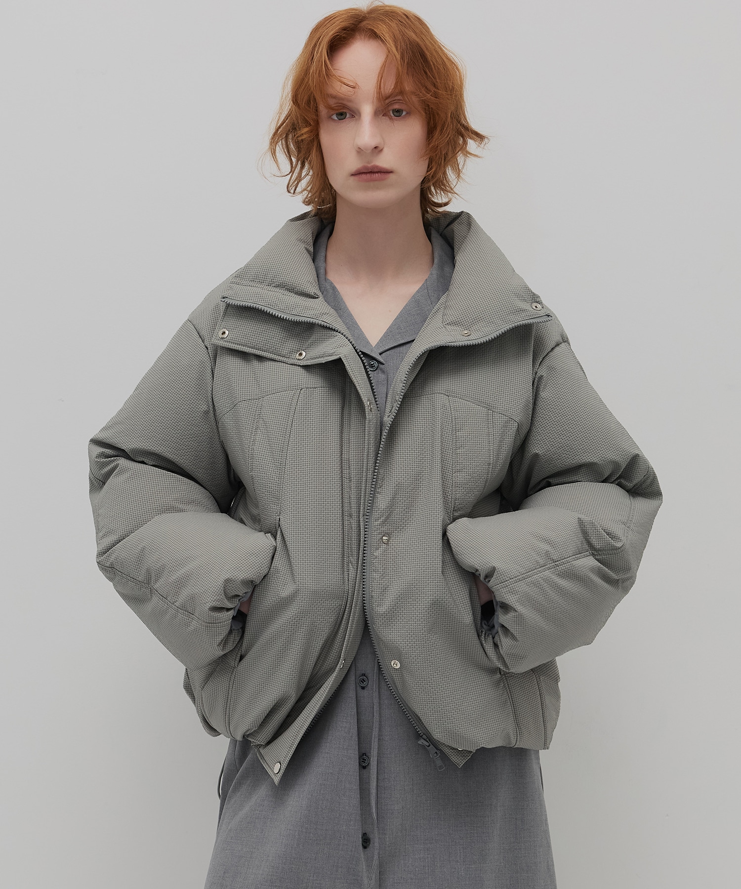 残りわずか〉チェックモンスターダウンコート(1 MULTI): : ウィメンズ