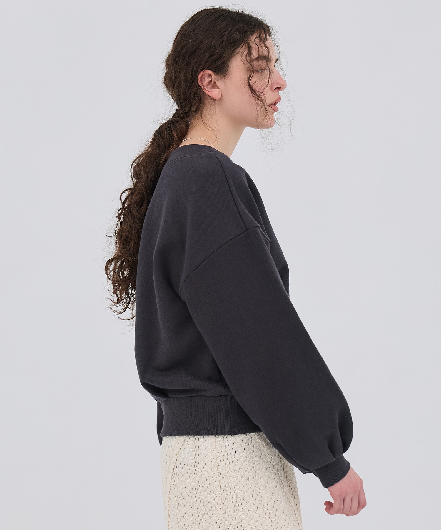 タックスリーブスウェットTOP