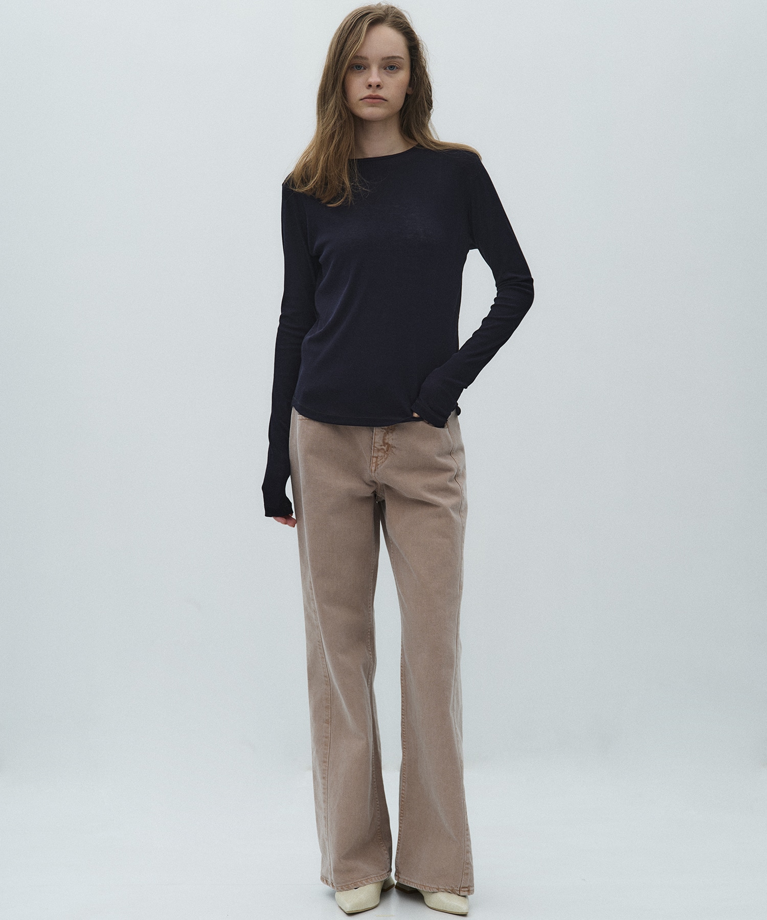 ミニマルコットンシアーTOP