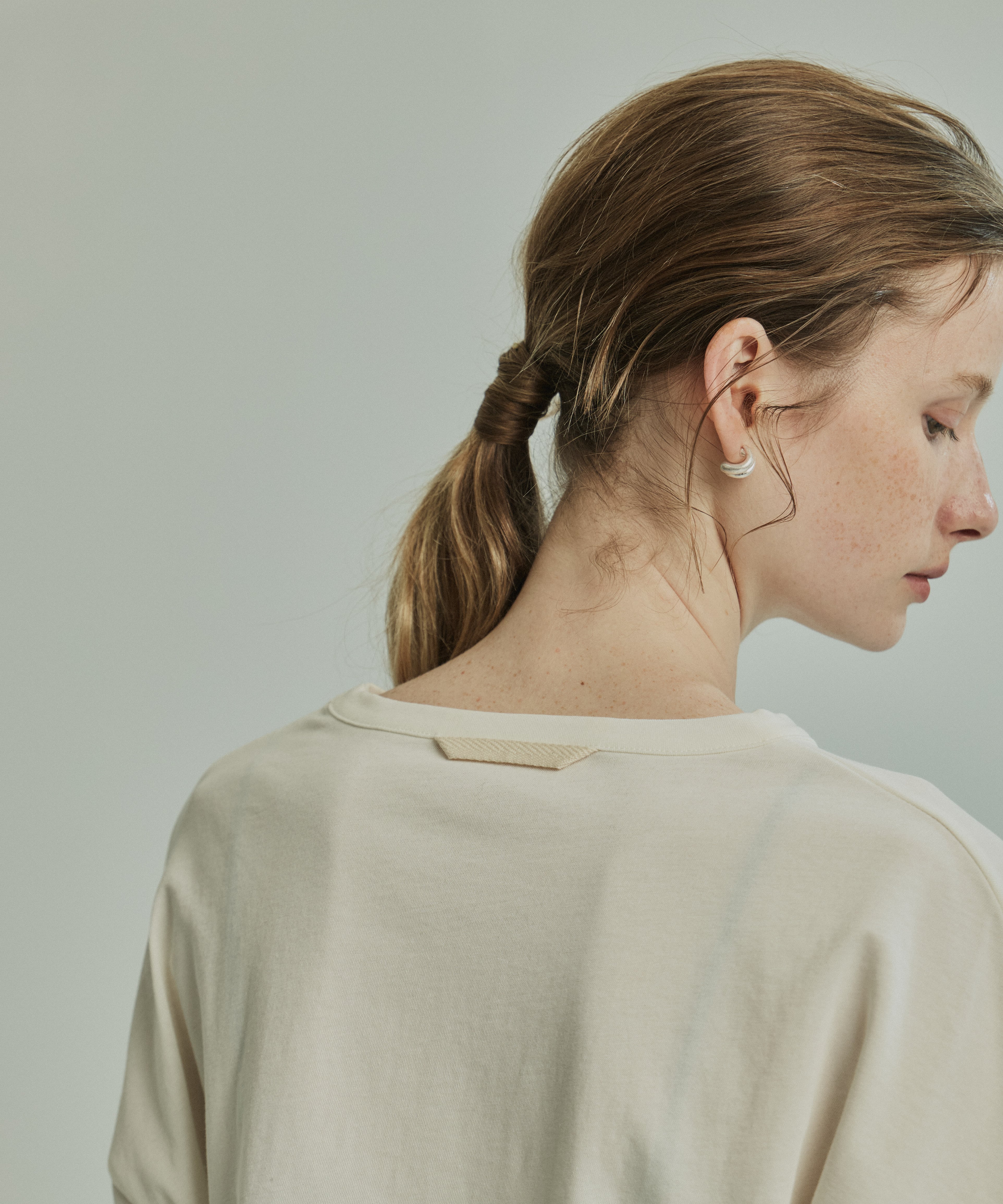 クロップドロンTEE