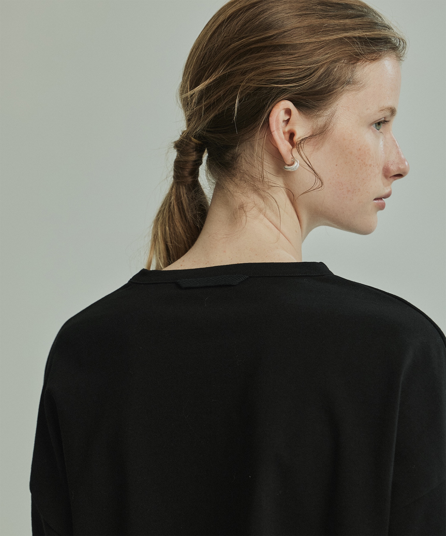 クロップドロンTEE