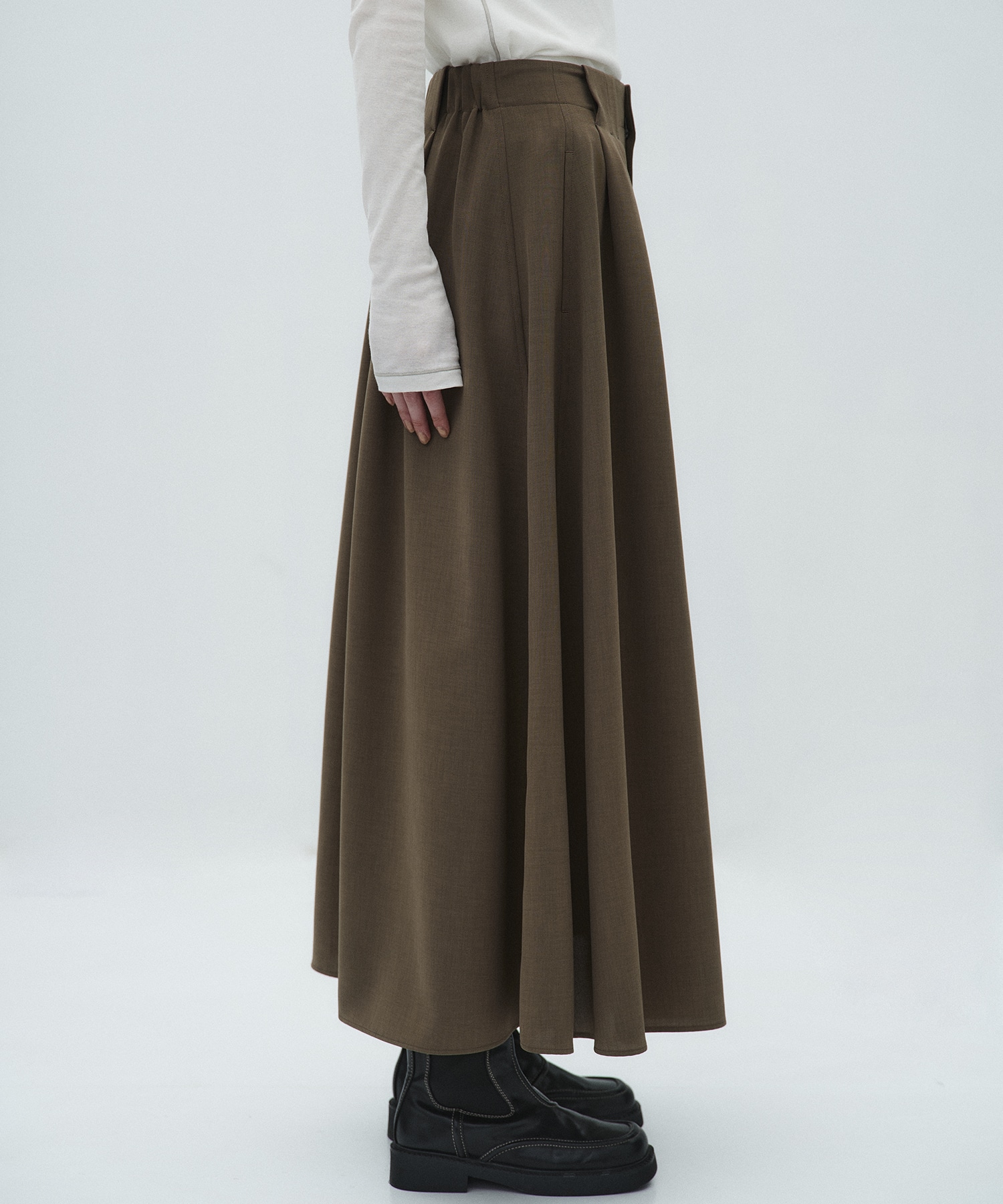 タックフレアスカート