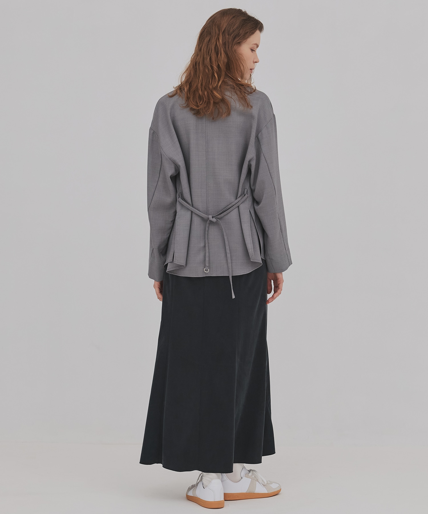 ウールジョーゼットジャケット