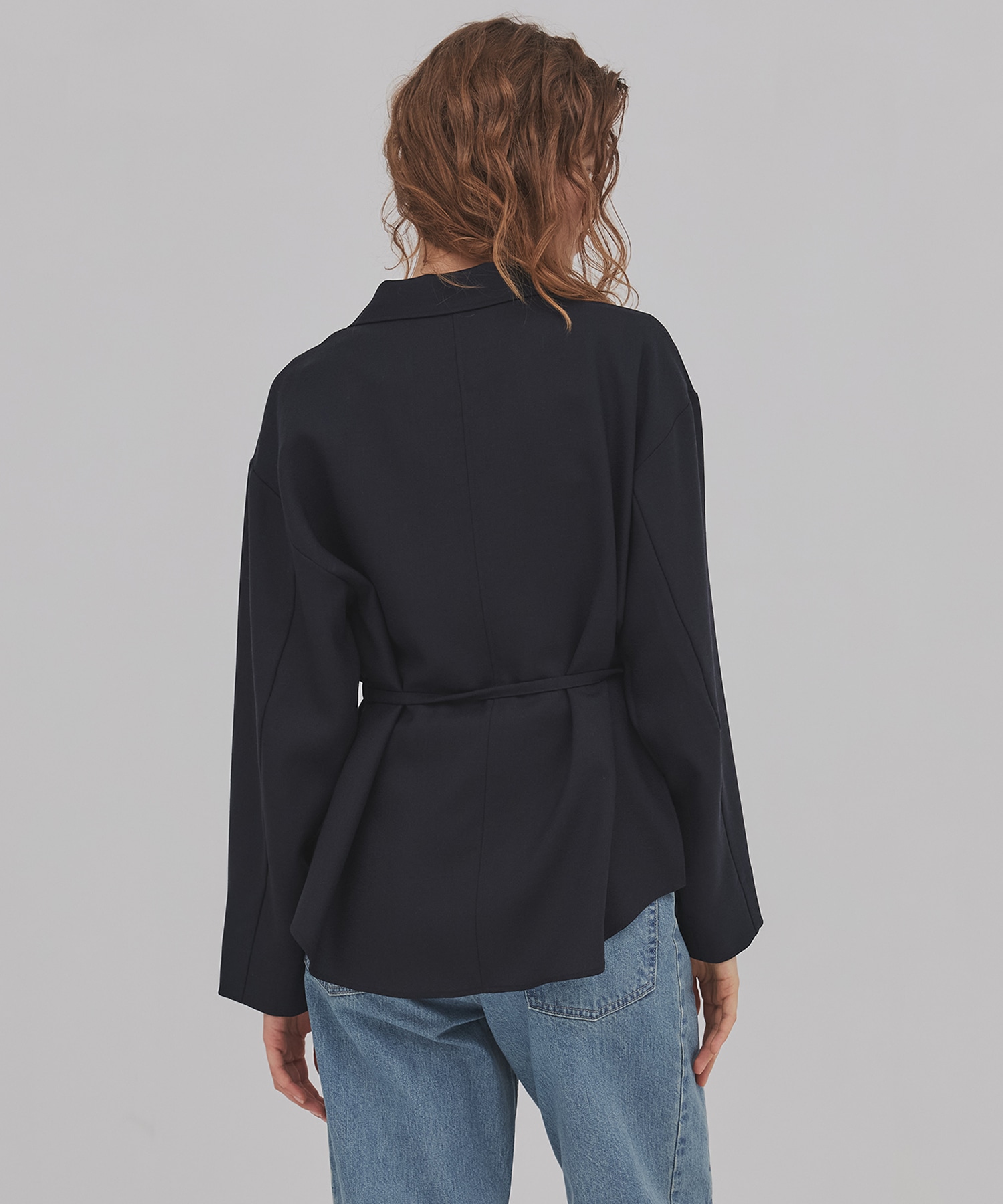 ウールジョーゼットジャケット