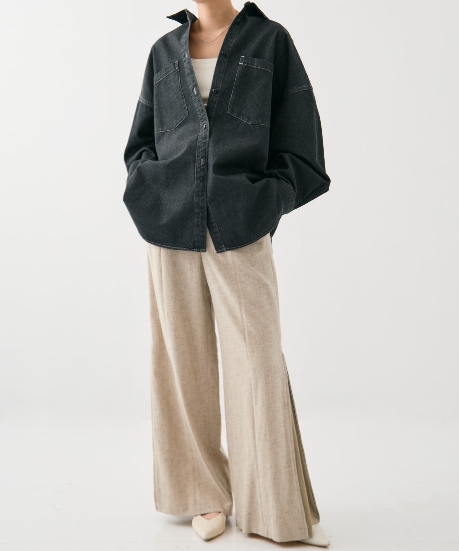 コットンリブカップインキャミ