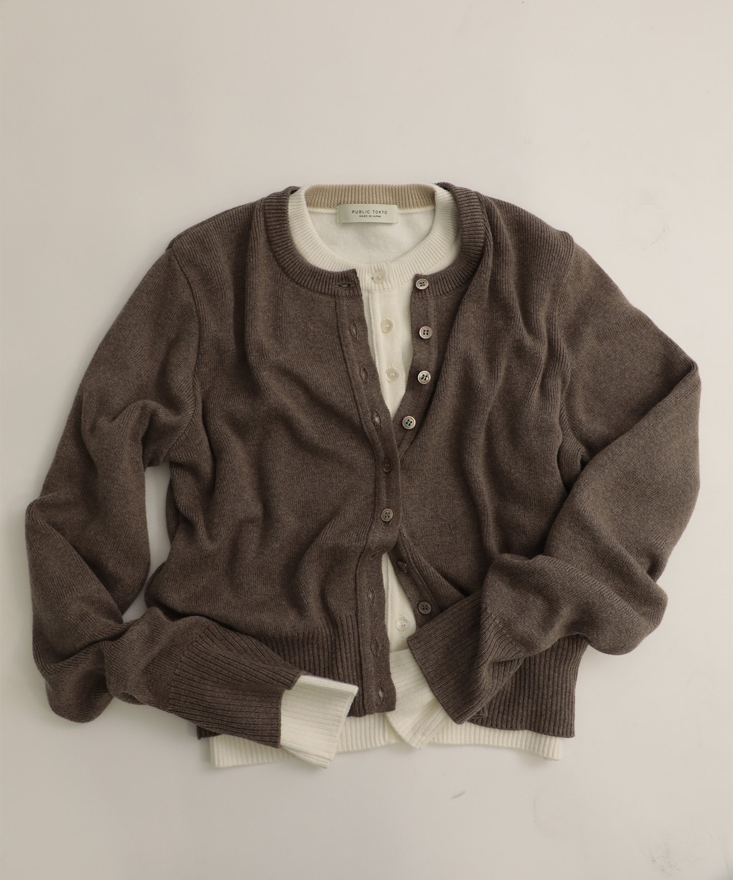 【WEB先行発売】コットンカシミヤカーディガン