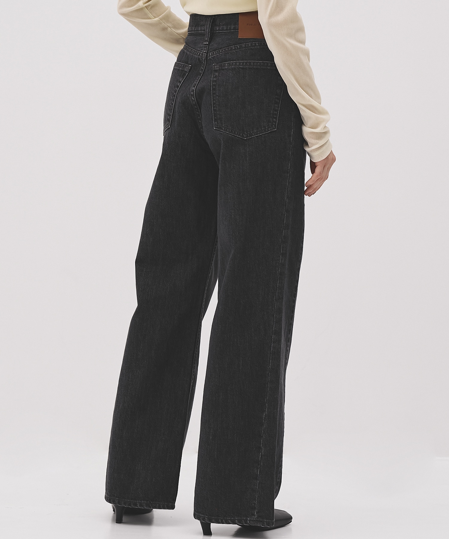 【RENEWAL】PUBLICDENIM BLACKRELAX