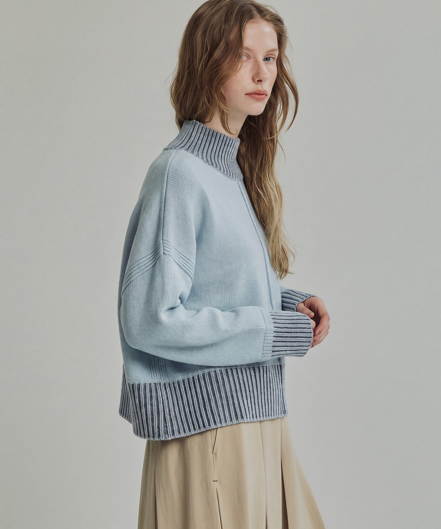 【WEB先行発売】エアウールショートニット