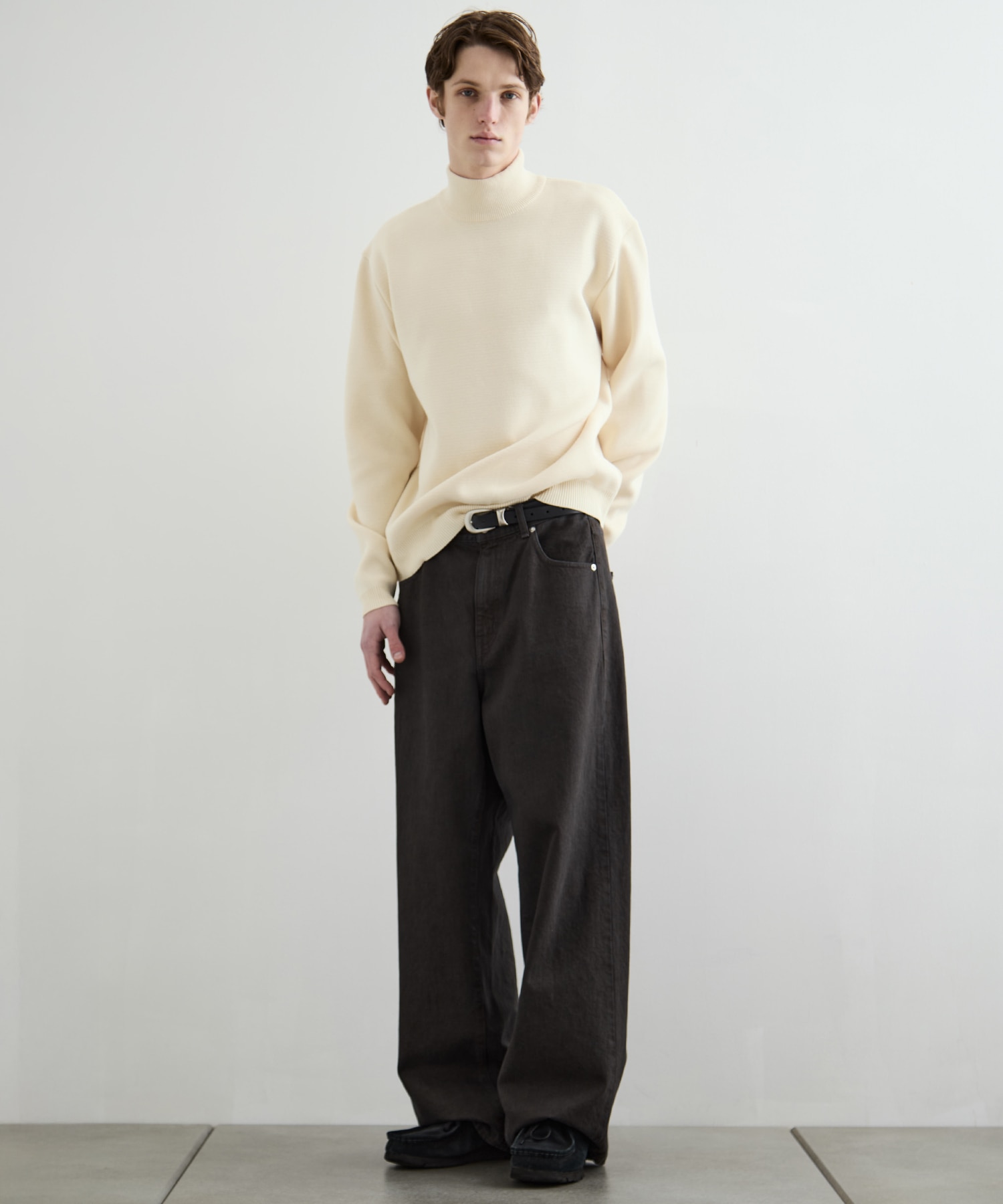 バウンドウールミラノリブハイネック