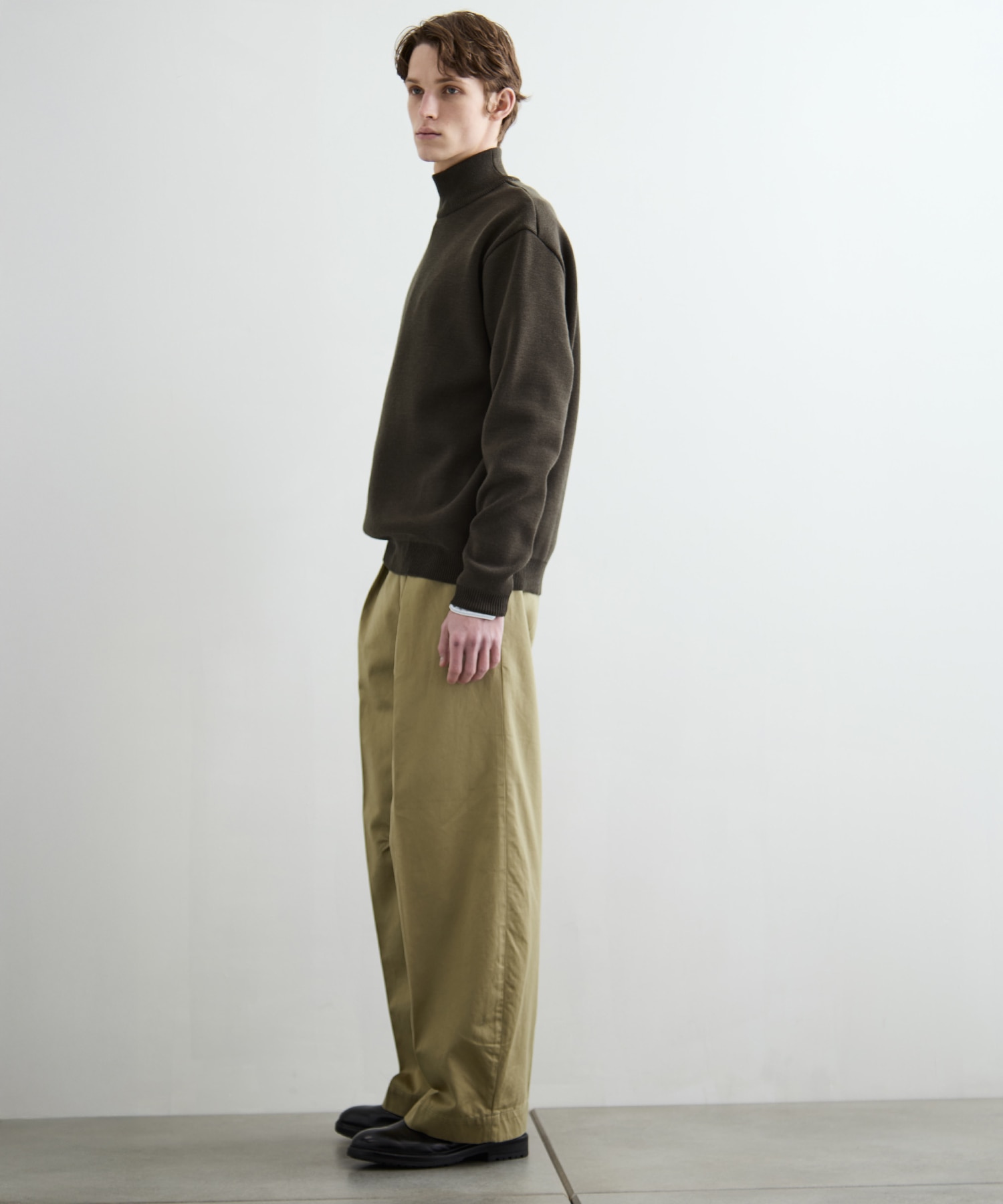 バウンドウールミラノリブハイネック