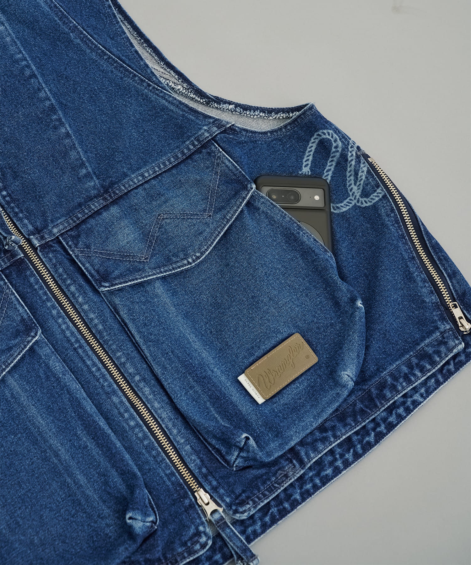 ×Wrangler ROPELOGO JEAN VEST