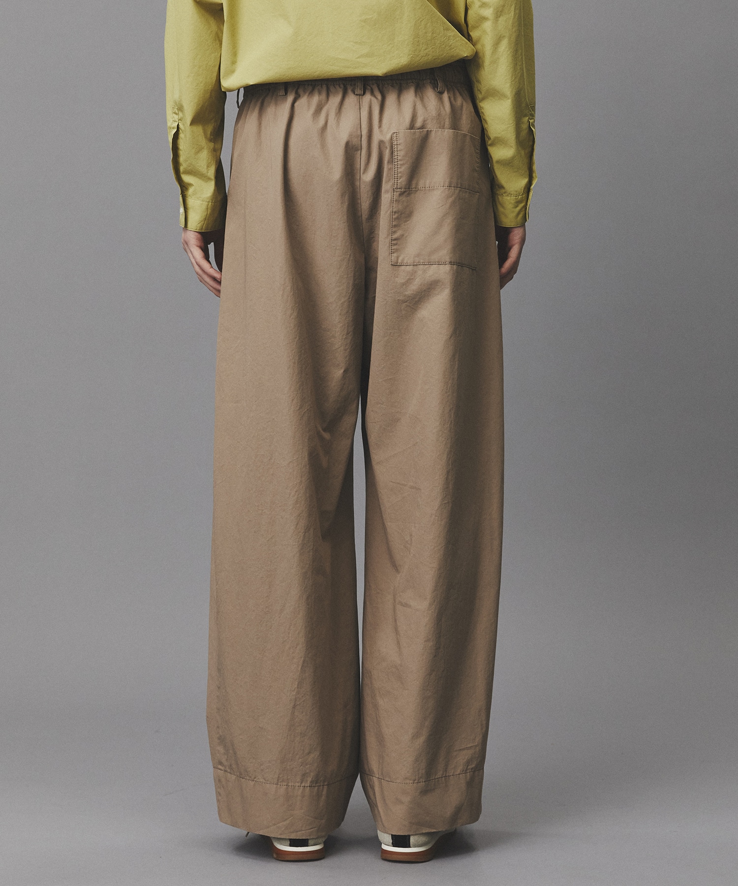 リッチコットンウォッシュドパンツ