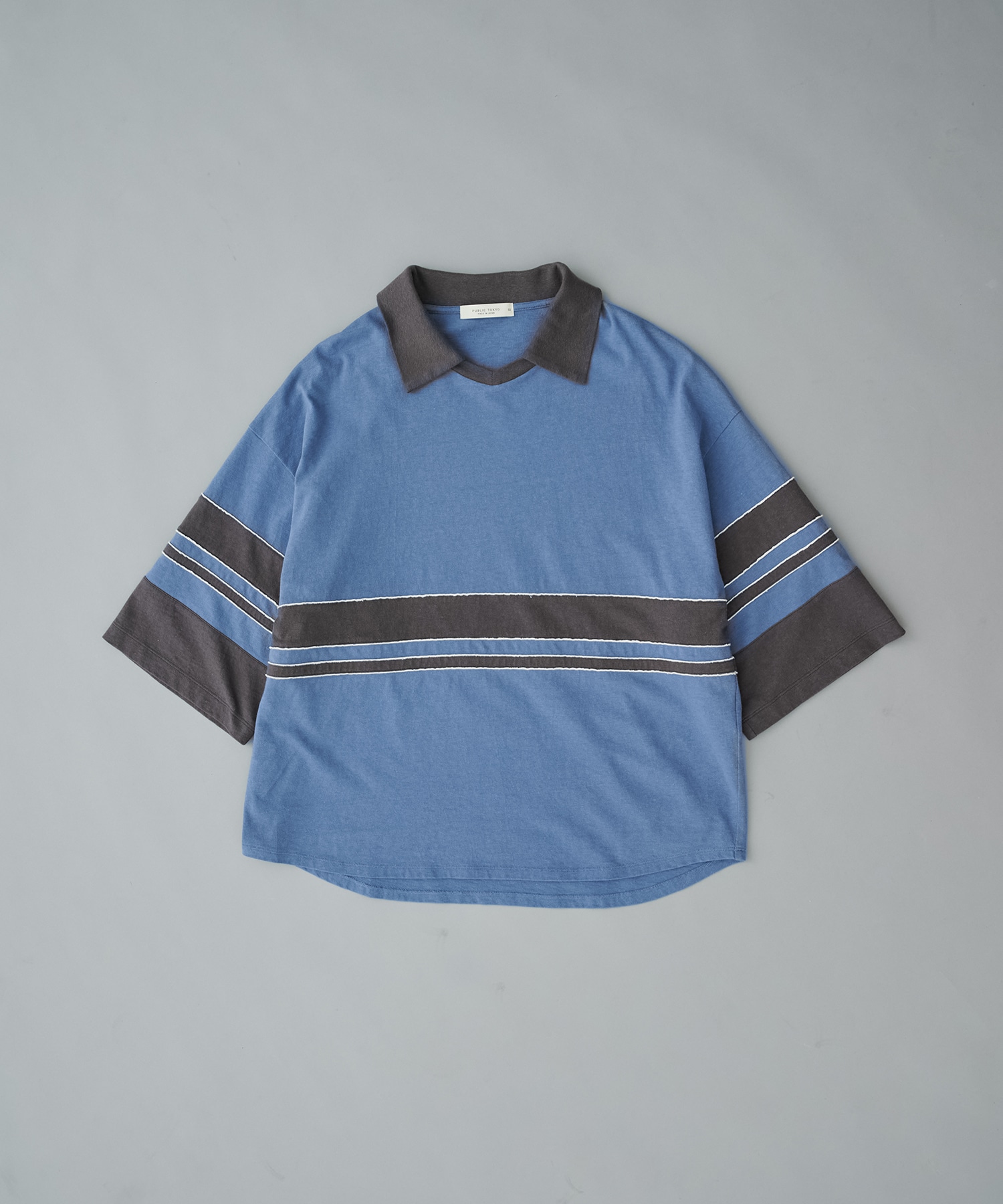 リラックスボーダーポロTEE