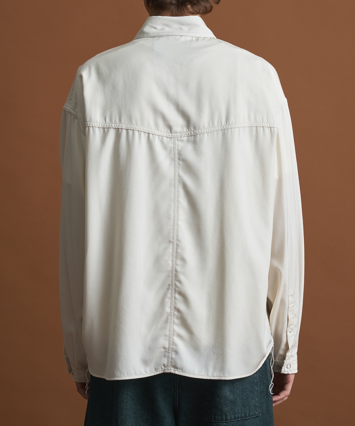 SHIOTA BASIC ウエスタンキュプラシャツ